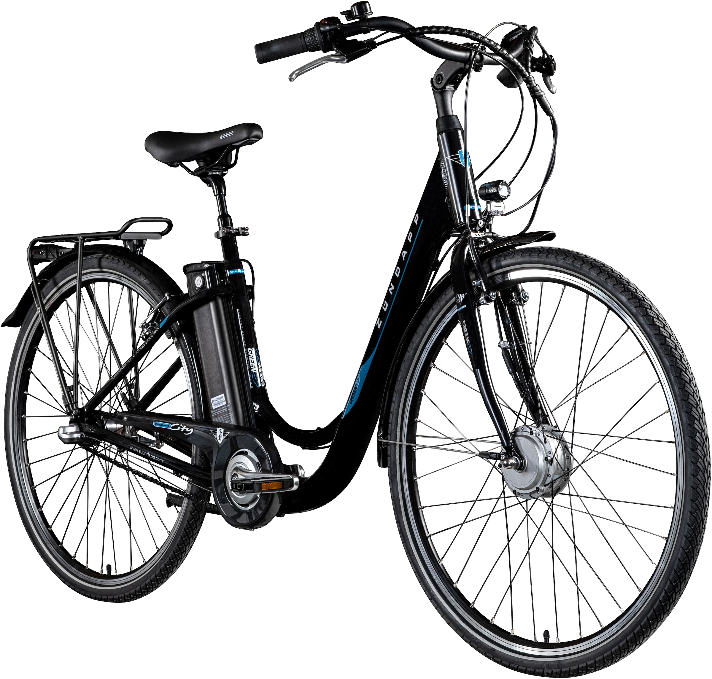 Zündapp E-Bike »Green 2.7«, 3 Gang, Shimano, Nexus, Frontmotor 250 W, Pedelec, Elektrofahrrad für Damen u. Herren, Cityrad