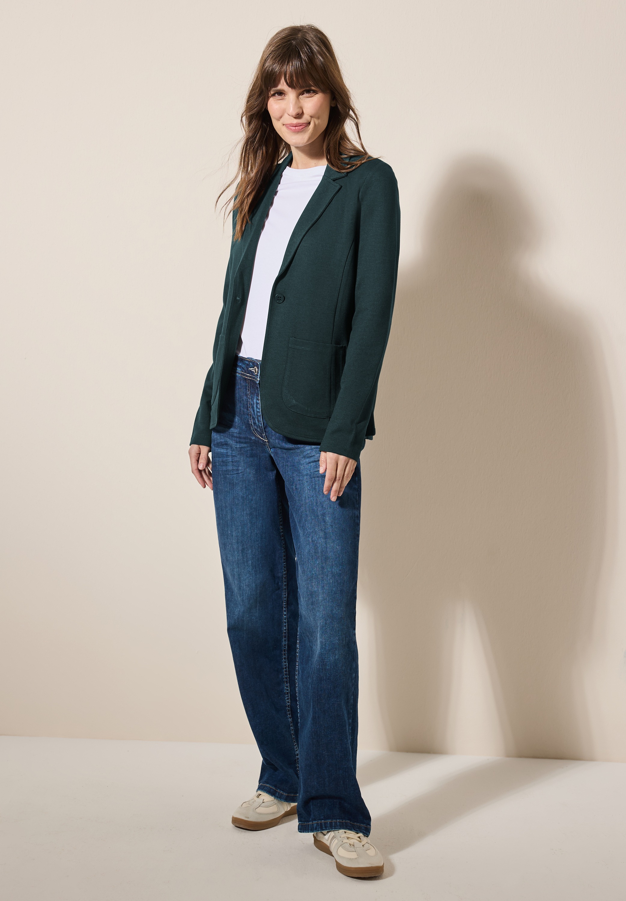 Thumbnail - Cecil Kurzblazer aus softem Materialmix