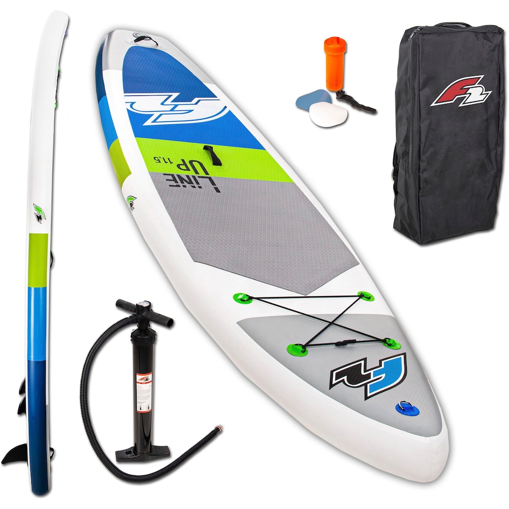 F2 Inflatable SUP-Board »F2 Line Up SMO blue«, (Set, 3 tlg.)