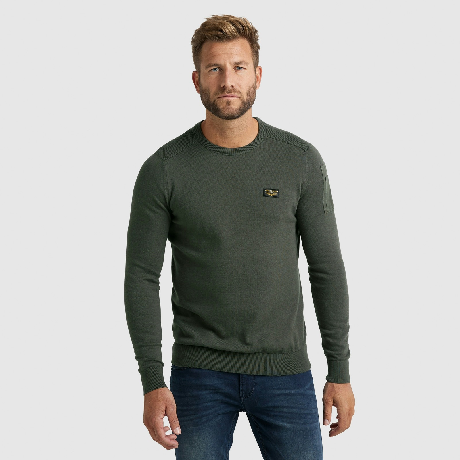 PME LEGEND Rundhalspullover »Buckley Knit«