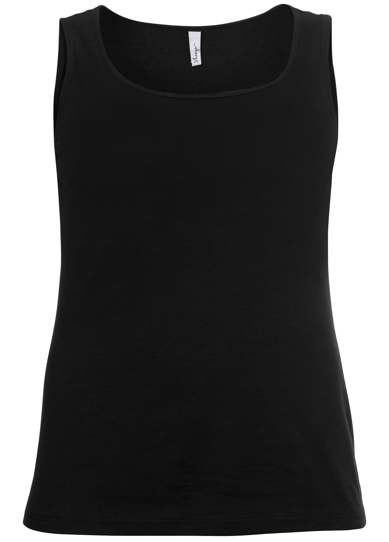 Sheego Tanktop Black Size 58 3