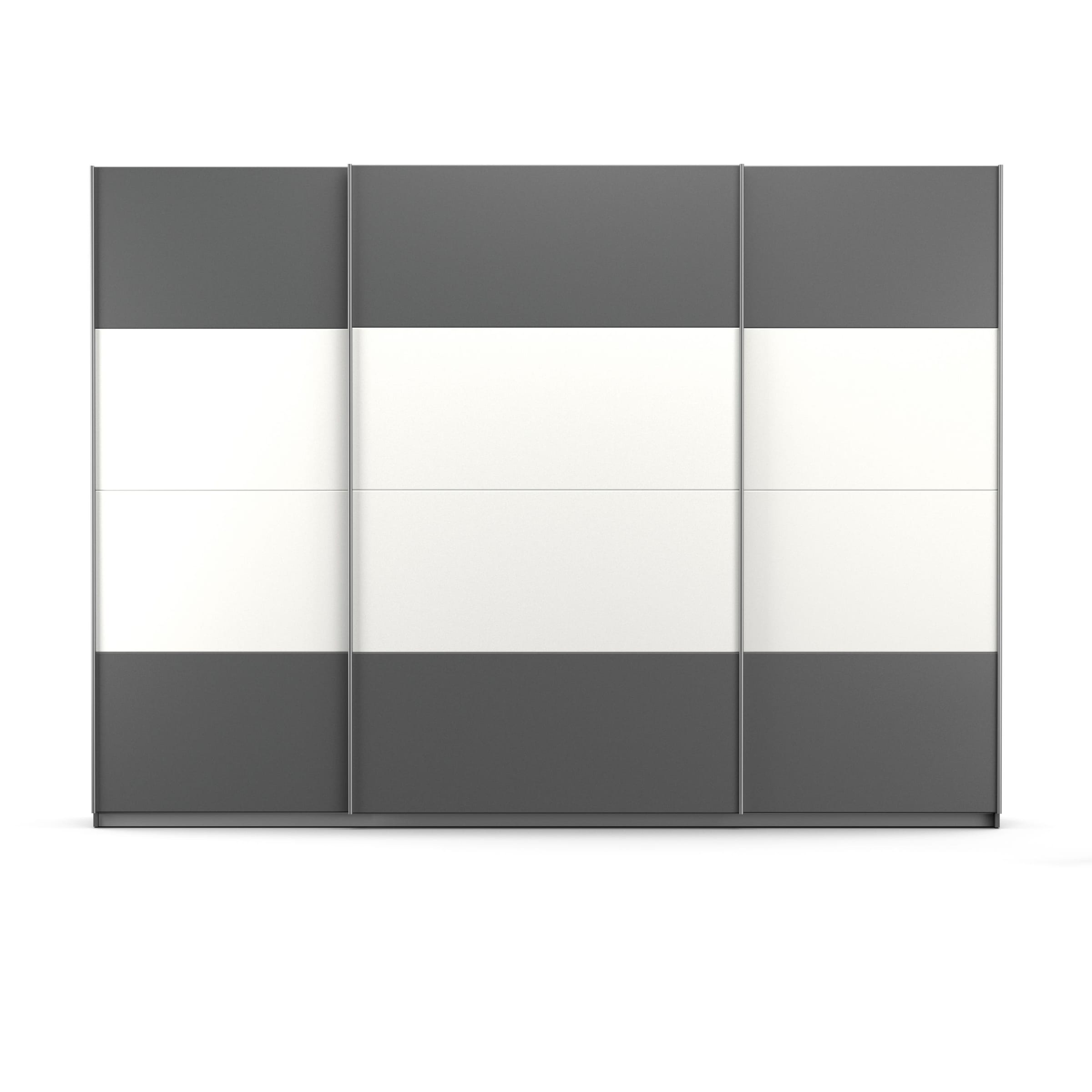 rauch Schwebetürenschrank »Quadra Bestseller Schlafzimmerschrank in vielen Breiten«, Kleiderschrank Garderobenschrank Schrank mit Glaselementen