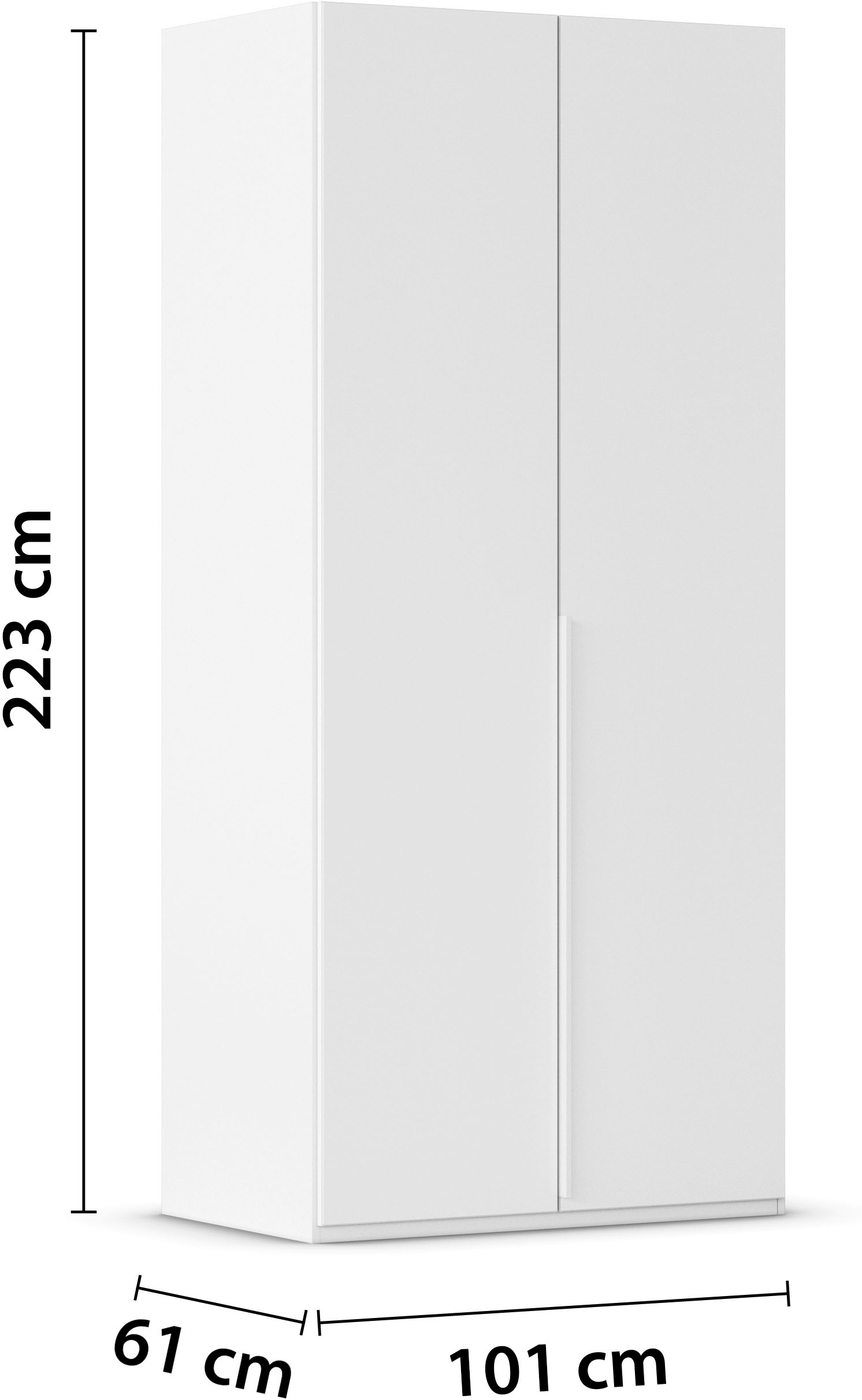 LeGer Home by Lena Gercke Kleiderschrank »Schrank Garderobe Ankleide Schlafzimmer Flur Serina«, (in 3 verschiedenen Ausstattungen BASIC/CLASSIC/PREMIUM), in 6 Breiten (101 - 401 cm) mit Front Glas oder Dekor MADE IN GERMANY