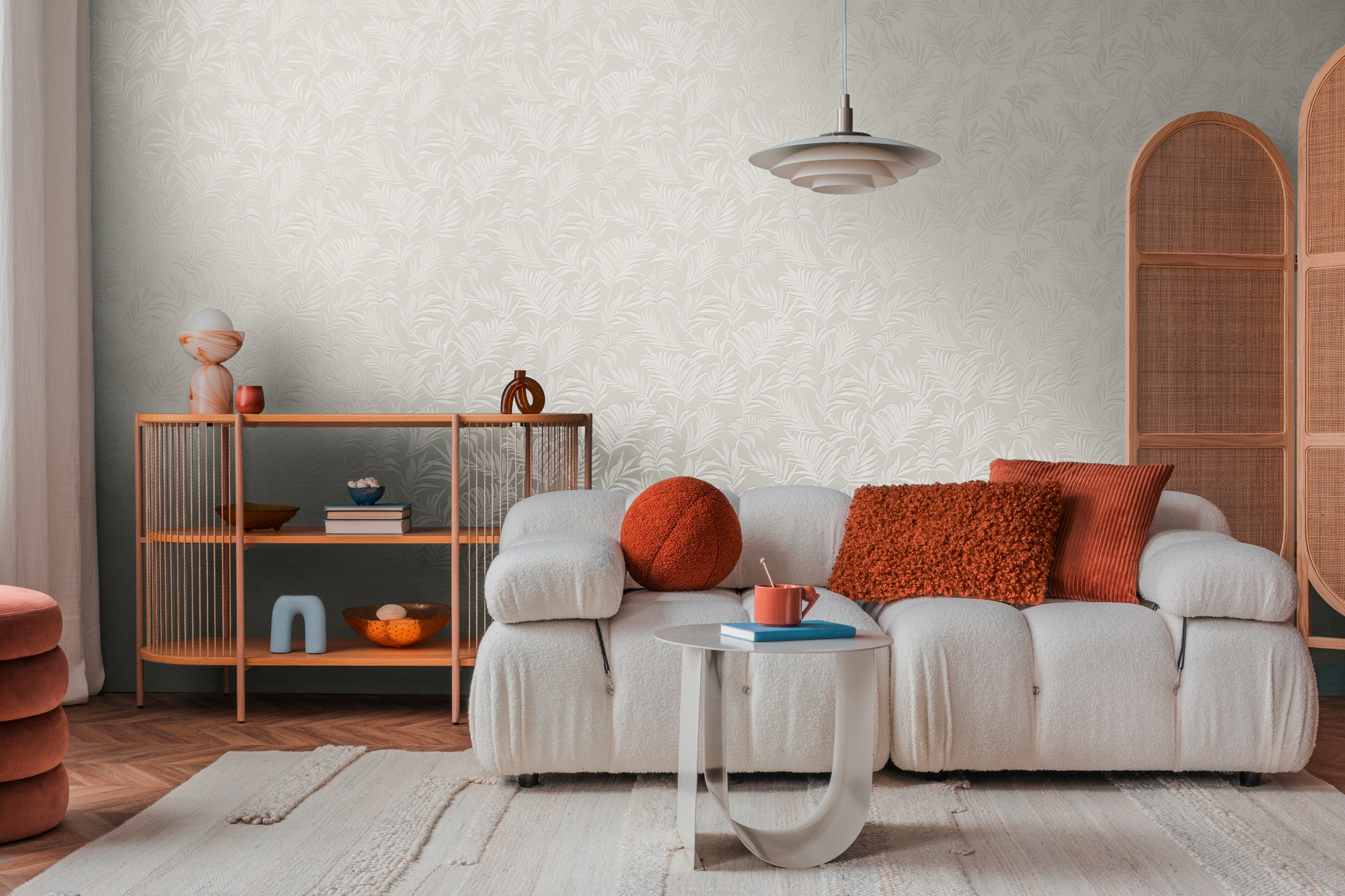 CosmoLiving by Cosmopolitan Vliestapete »Midnight Botanica-Mystery Tapete« matt strukturiert Tropisches Blätterdesign in moderner Eleganz