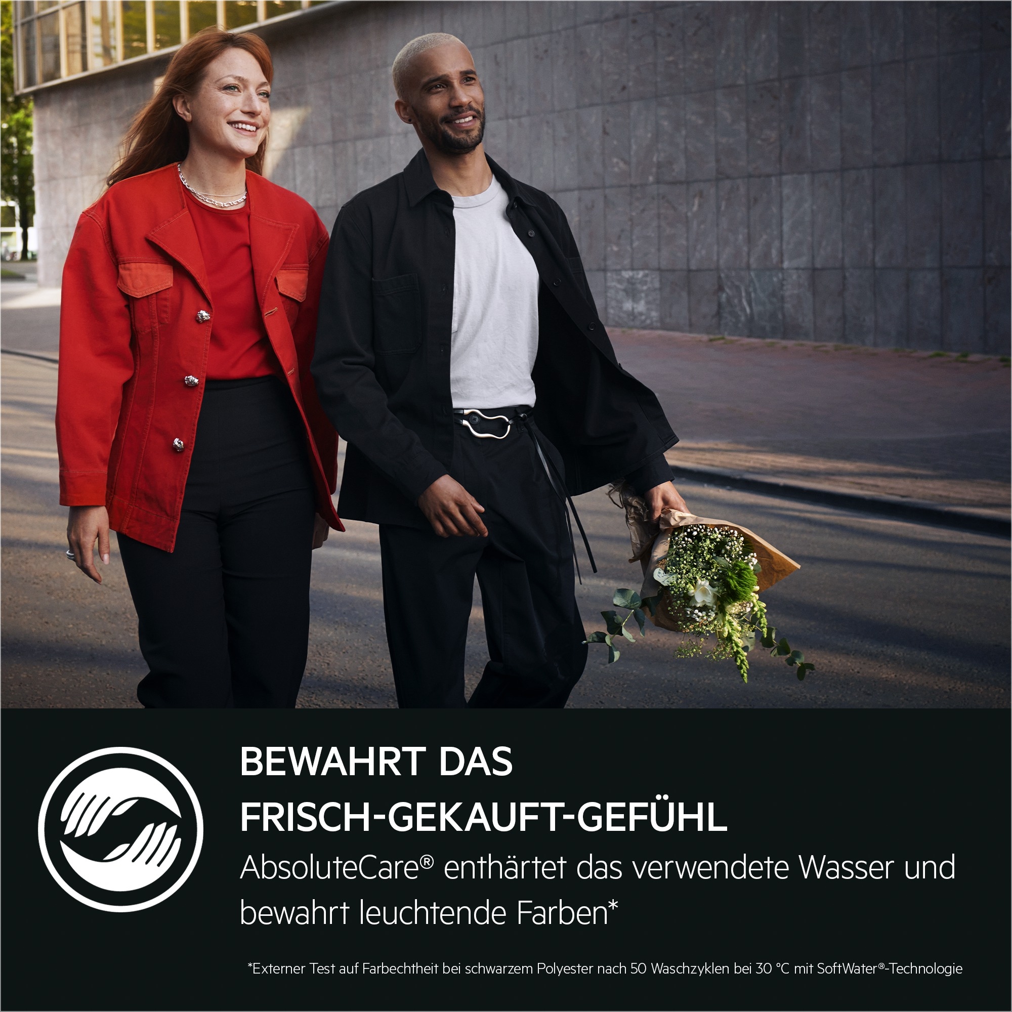 AEG Waschmaschine 9000 Series »LR9W75490 914501215« 9 kg 1400 U/min SoftWater: Schützt Farbe und  Form durch enthärtetes Wasser bei 30°C