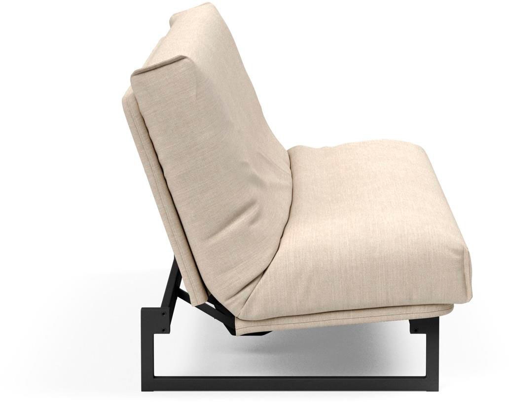 INNOVATION LIVING ™ Schlafsofa »Fraction Dauerschlaffunktion, schlicht und elegant, Industriedesign«, bequem, Rückenlehne 3-fach verstellbar