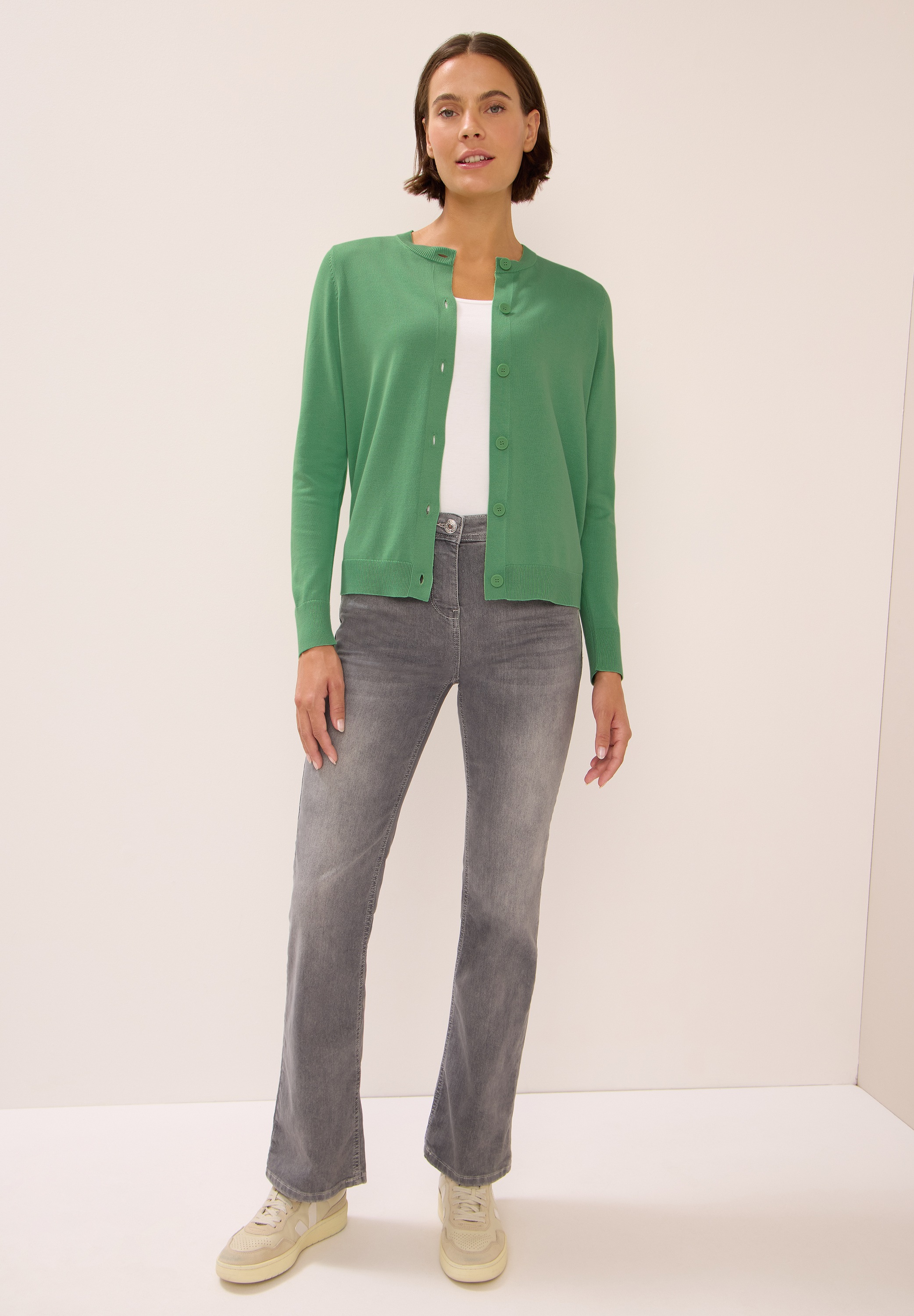 Thumbnail - Cecil Cardigan mit Rundhalsausschnitt