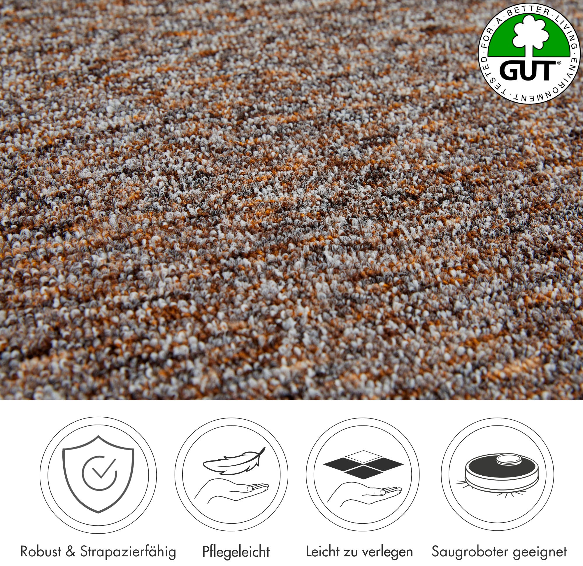 ANDIAMO Gambia Carpet Brown 500x450cm 3