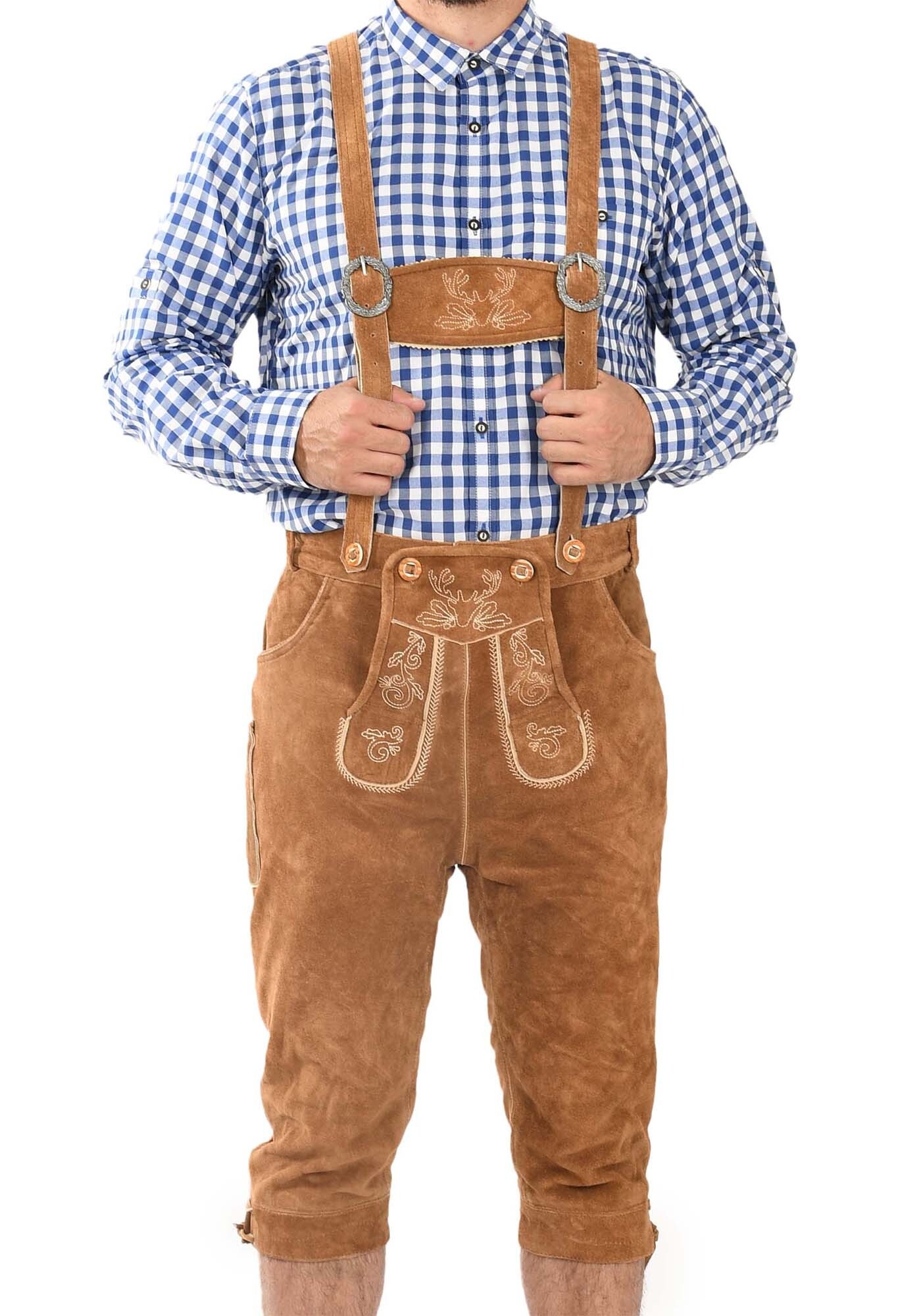 Alessandro Salvarini Trachtenlederhose "ASSeppl", Lederhose aus Echtleder m günstig online kaufen