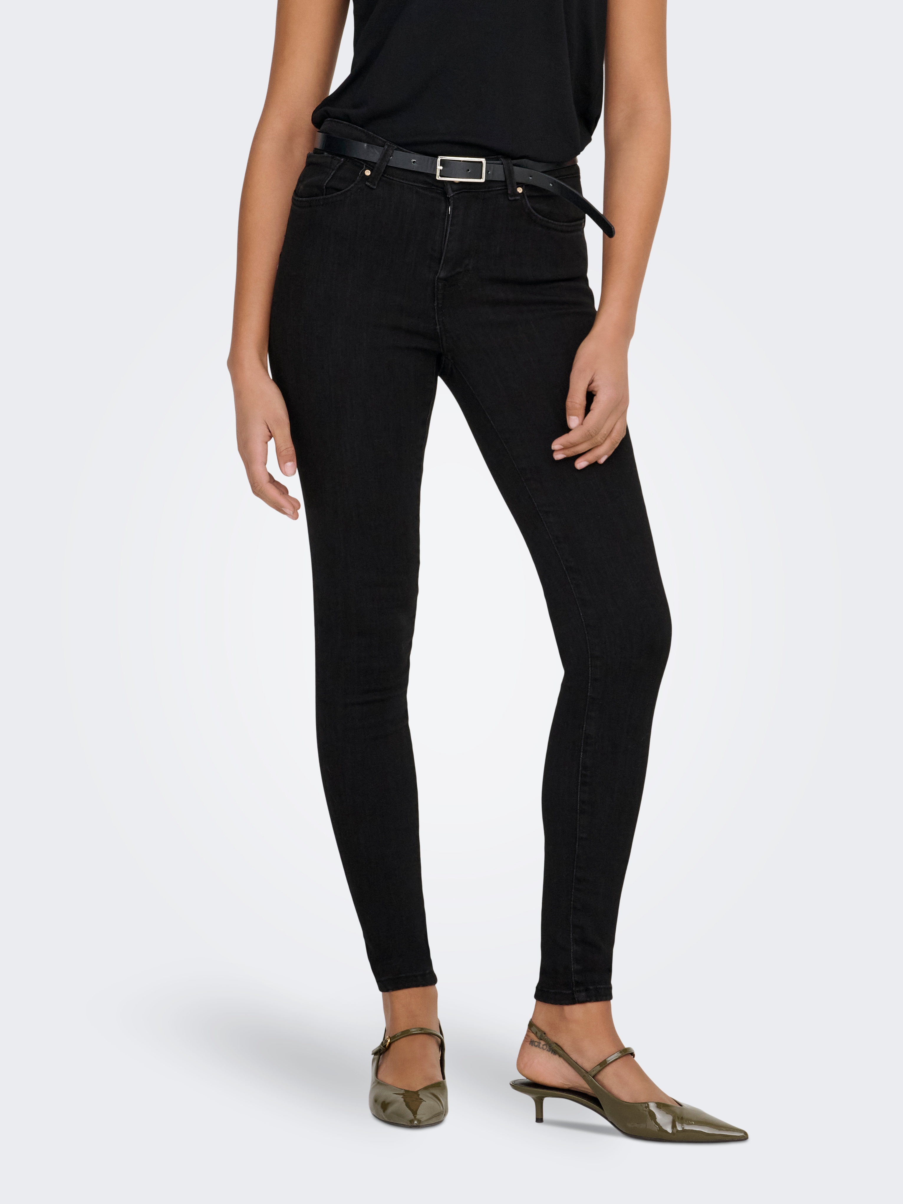 ONLY Skinny-fit-Jeans "ONLPOWER MID PH UP SK DNM REA3659 NOOS" mit Push-up-Effekt