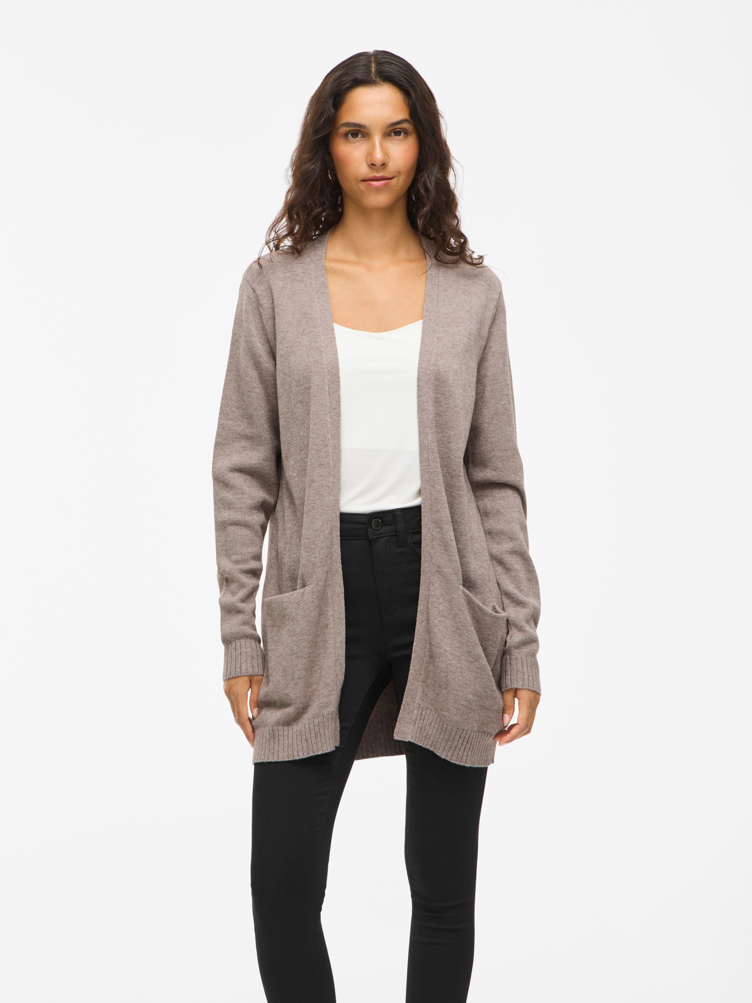 Vila Strickjacke "VIRIL OPEN L/S KNIT CARDIGAN - NOOS" günstig online kaufen