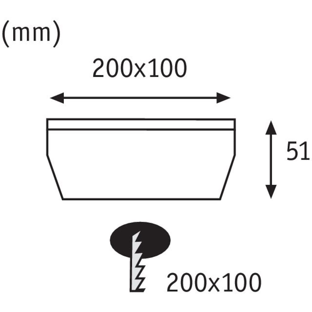 Paulmann LED Einbauleuchte »Box«, 1 flammig-flammig