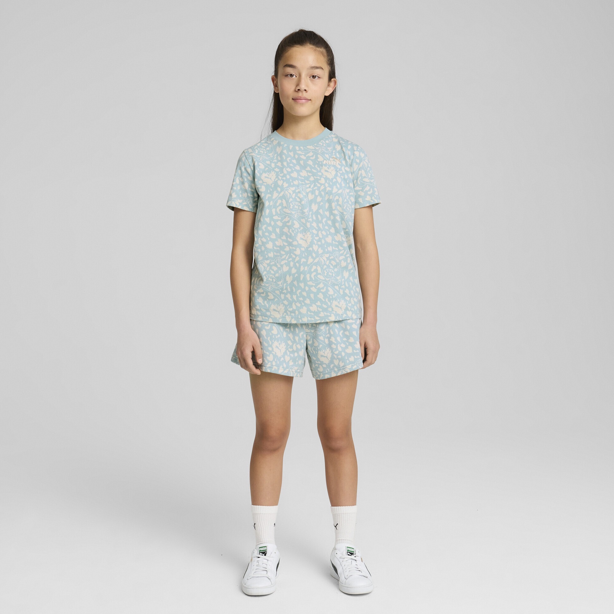 PUMA Sporthose »Flaming Love Hochgeschnittene Shorts Mädchen«