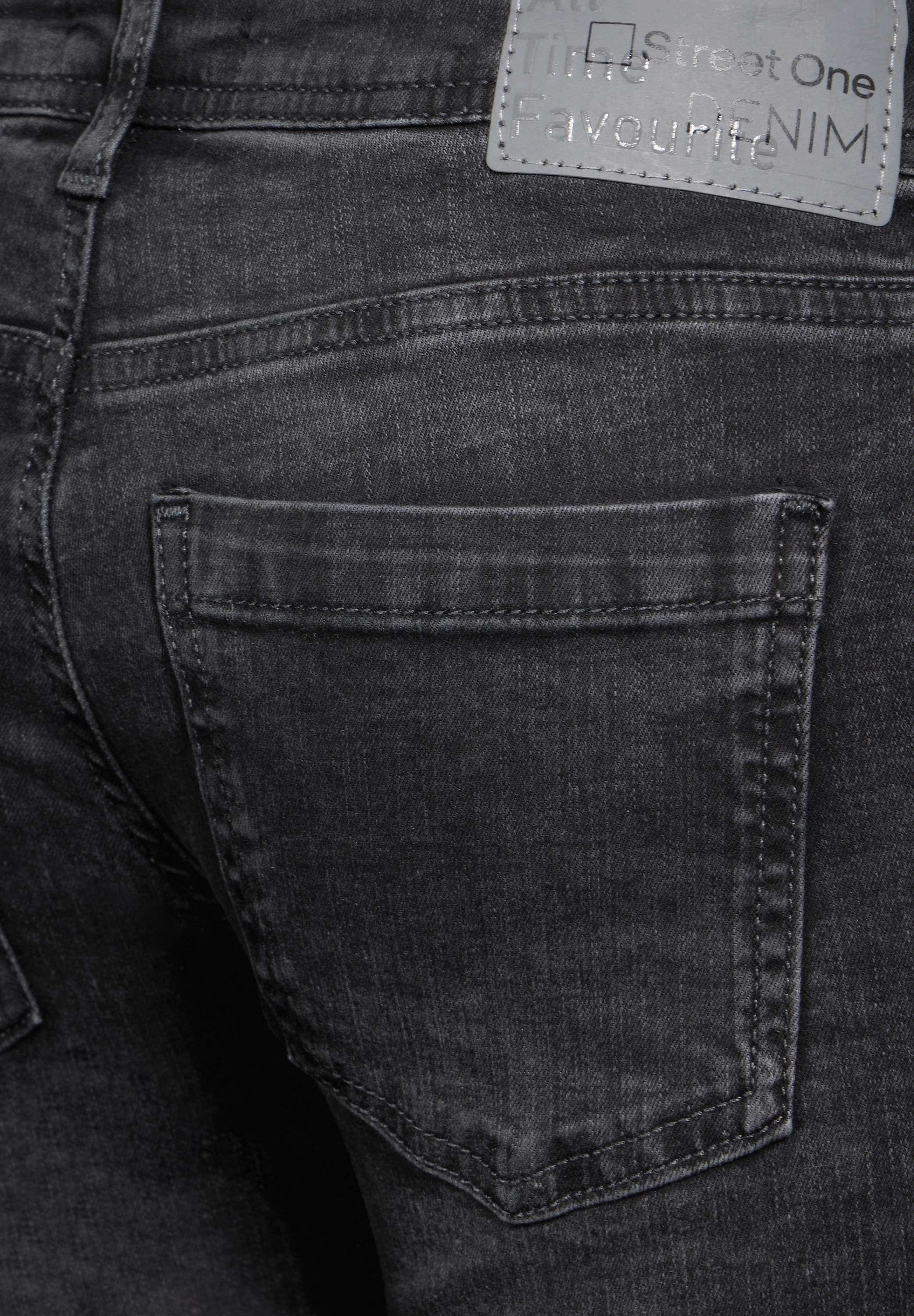 STREET ONE Slim-fit-Jeans, Middle Waist