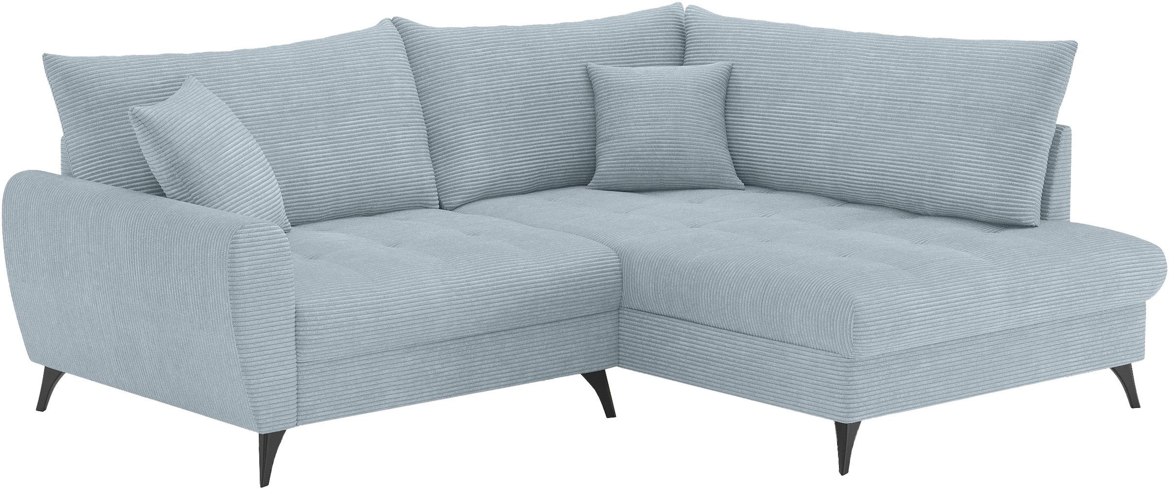 Mr. Couch Ecksofa "Blackburn II L-Form", Wahlweise mit Kaltschaumpolsterung günstig online kaufen