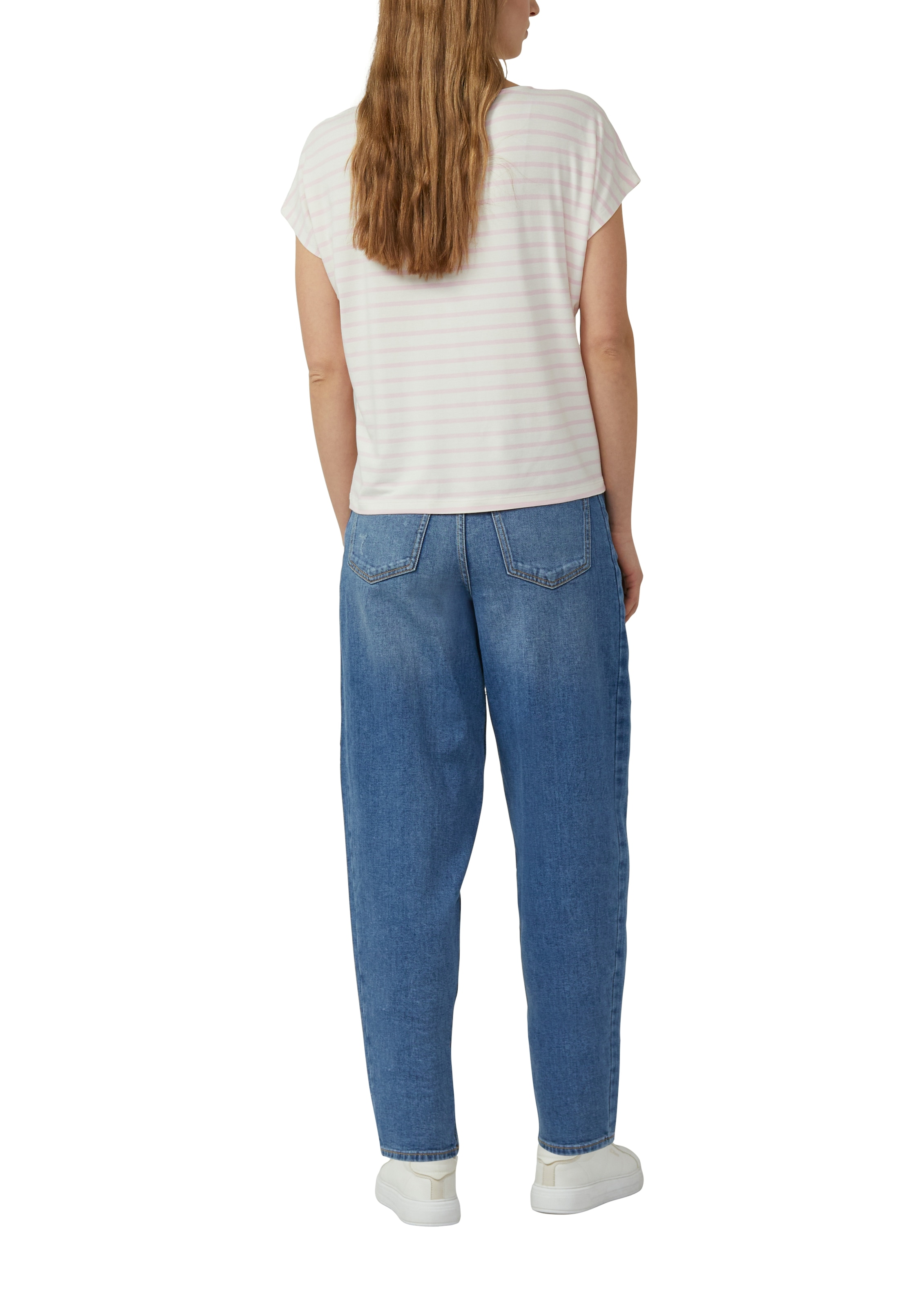 s.Oliver Kurzarmshirt Sommershirt mit grafischem Muster