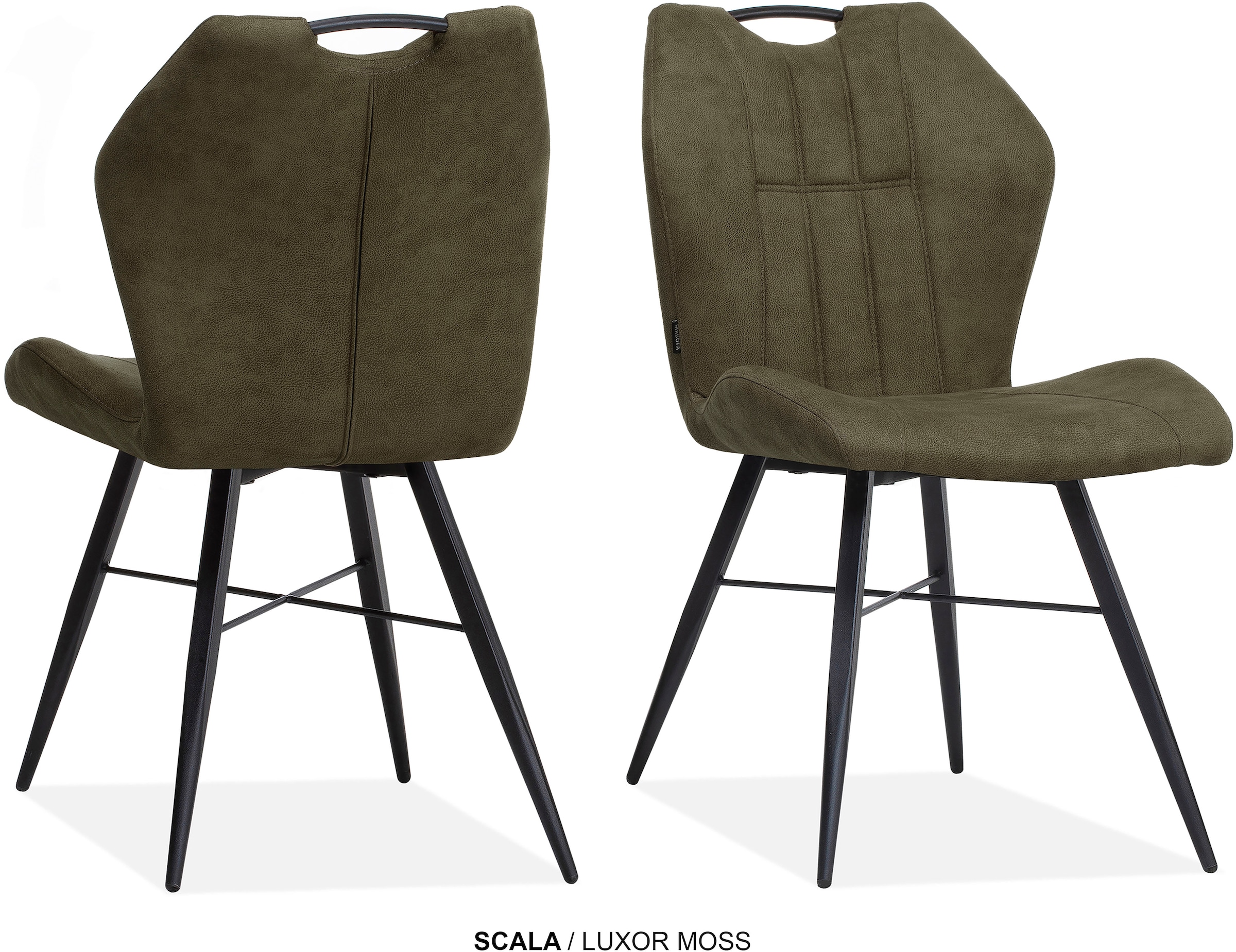 OMG Design Esszimmerstuhl »Scala« (Set) 2 Stk.Esszimmerstuhl, pflegeleichter Bezug
