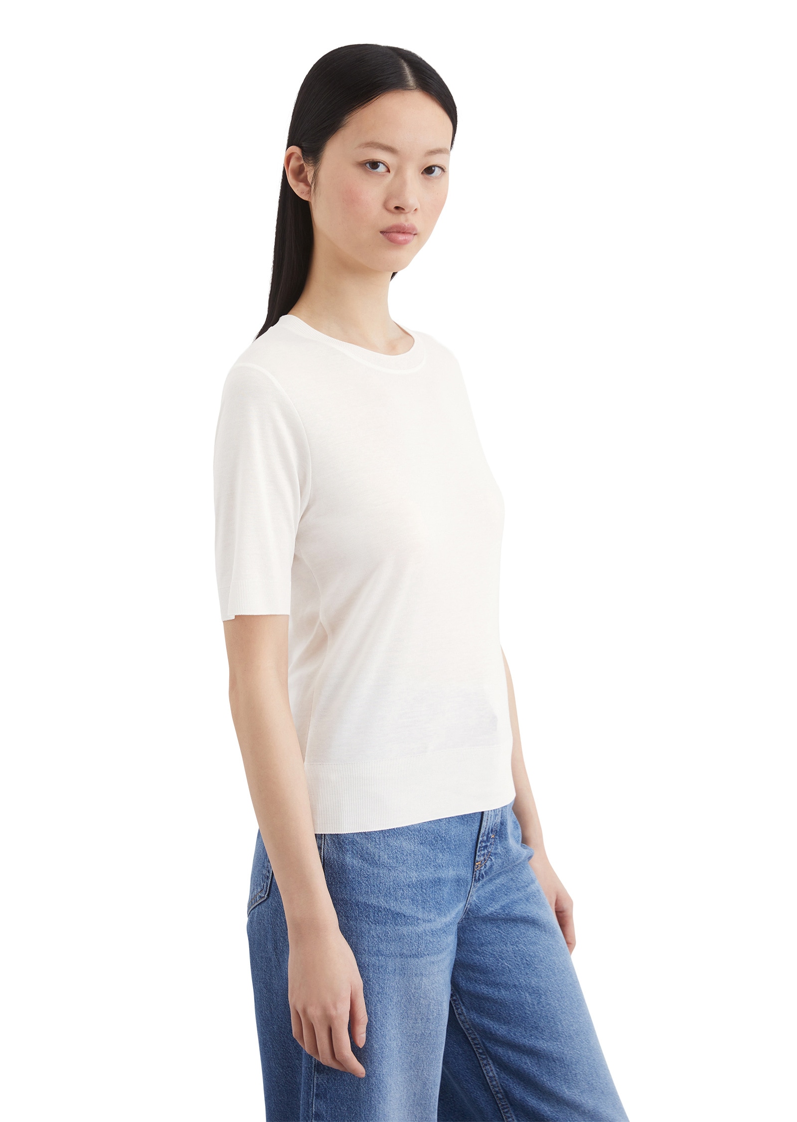 Marc O'Polo T-Shirt »aus TENCEL™ Lyocell-Baumwolle-Mix«
