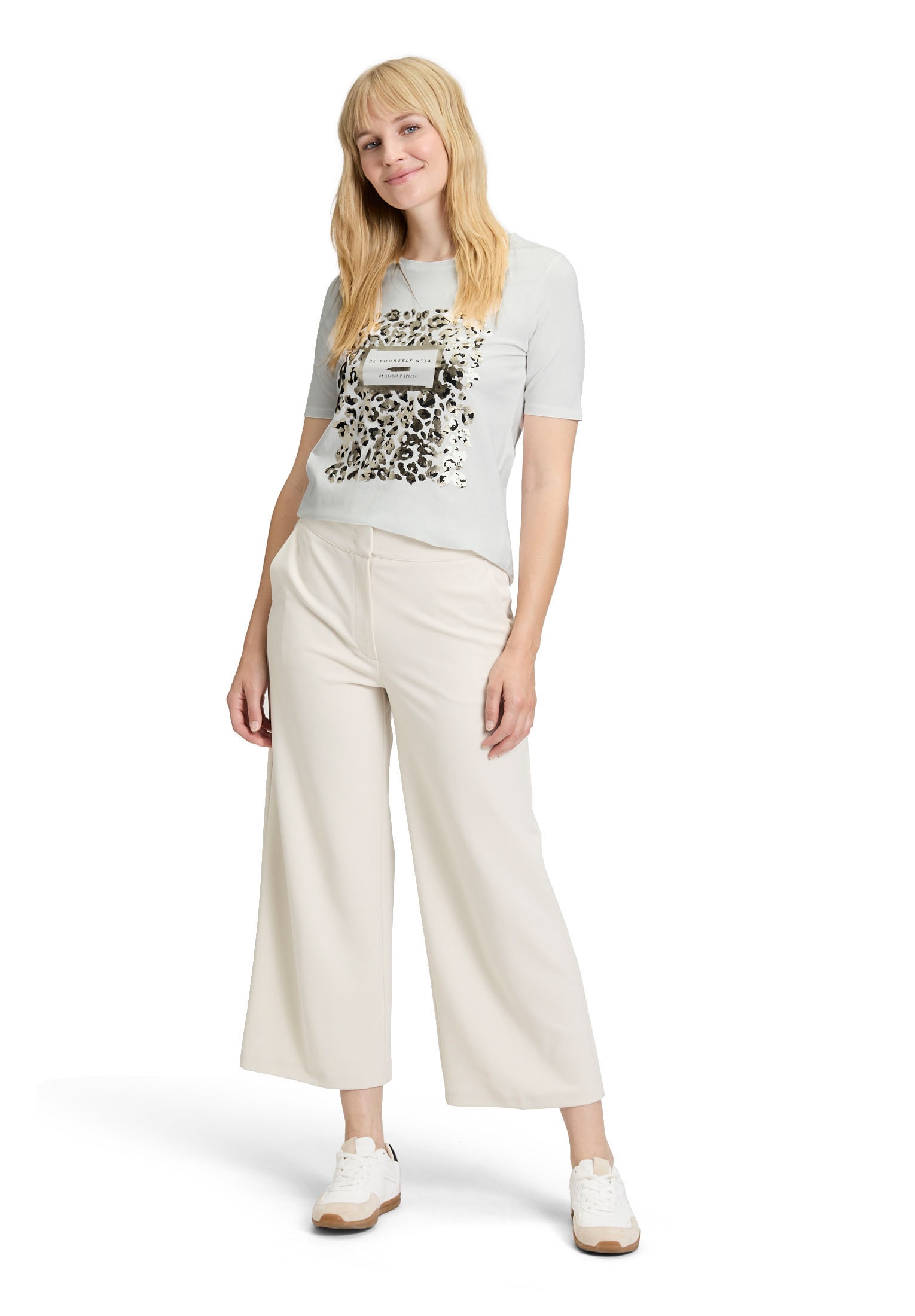 Betty Barclay Kurzarmshirt »Betty Barclay Damen Basic Shirt mit Aufdruck«, (1 tlg.)