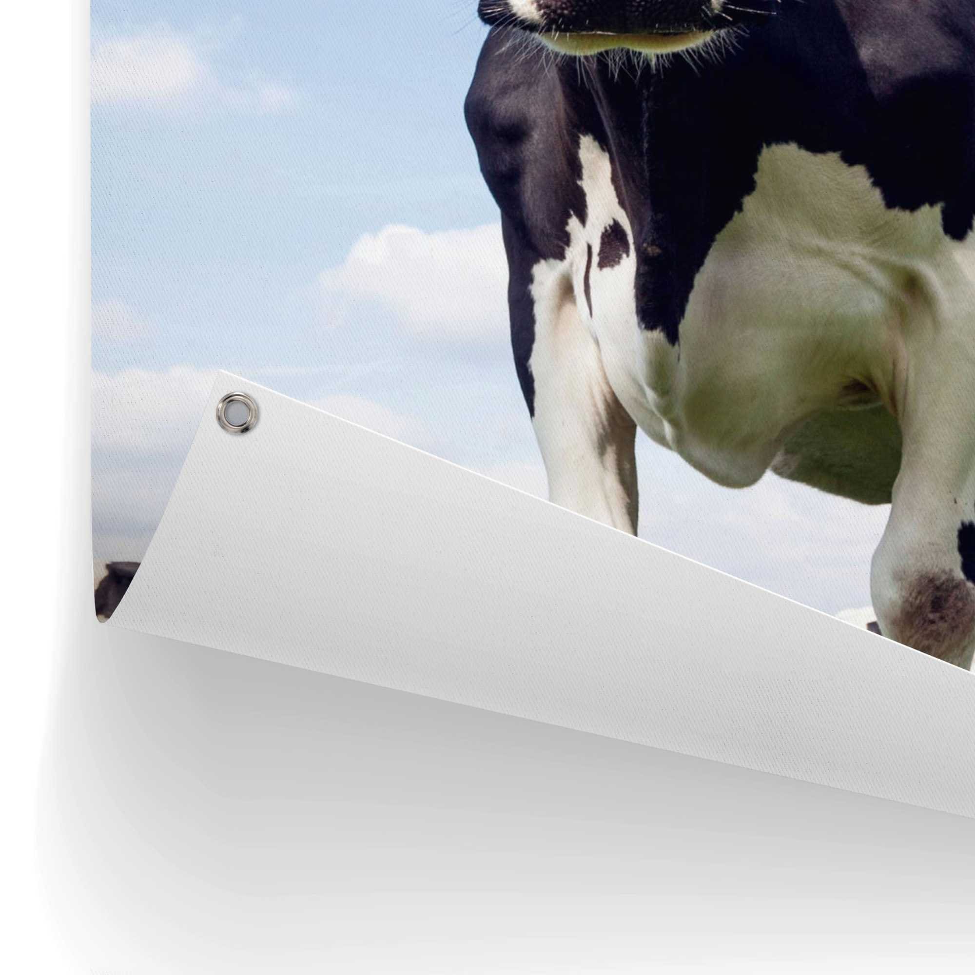 Reinders! Poster »Dutch Cow«, Garten - Kuh - Wiese - Grün - Leinwand - Tiere - 60x80 cm