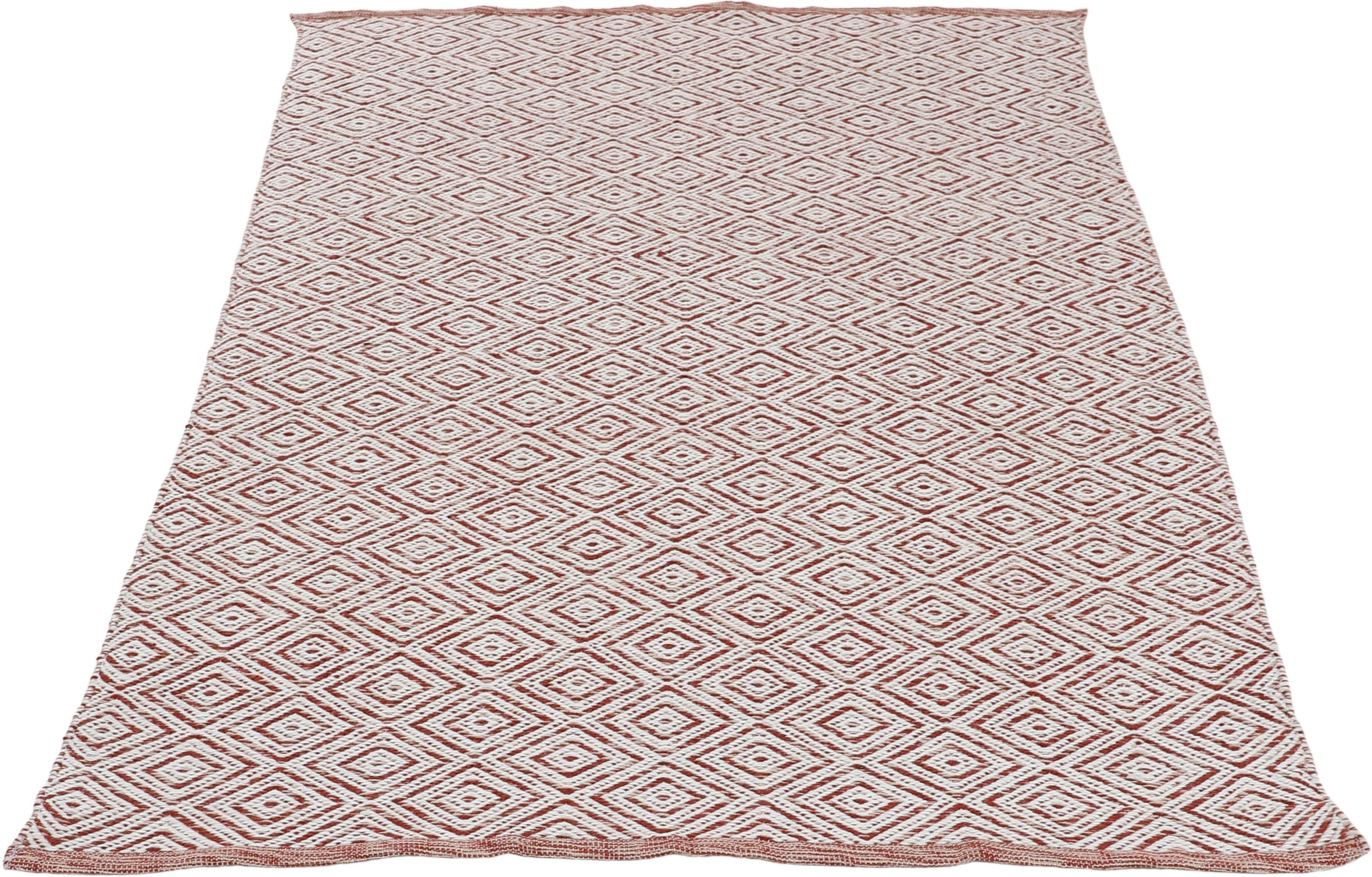carpetfine Teppich "Frida 200" rechteckig 7 mm Höhe Wendeteppich, 100% recy günstig online kaufen