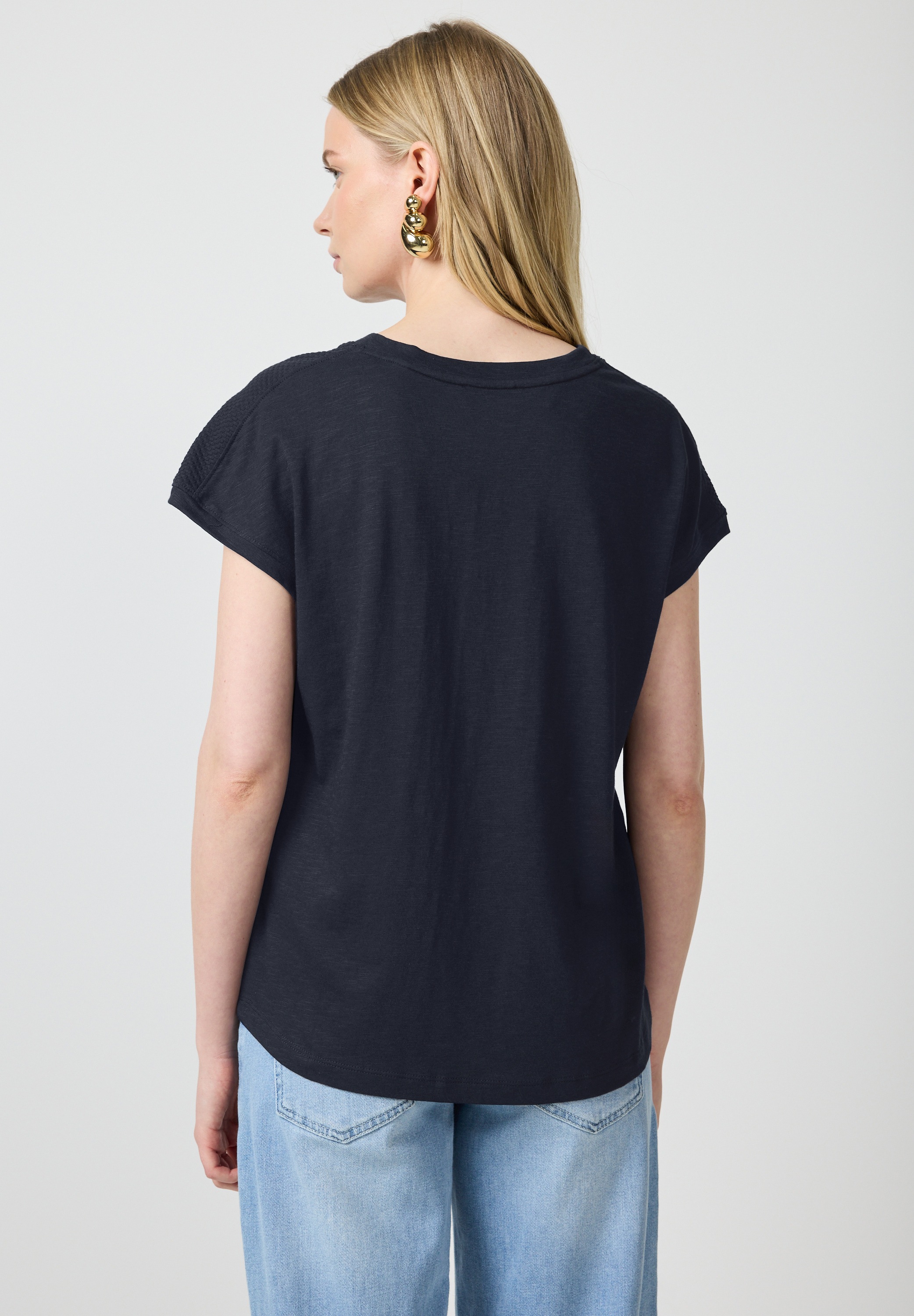 STREET ONE STUDIO T-Shirt, im soften Baumwoll-Mix