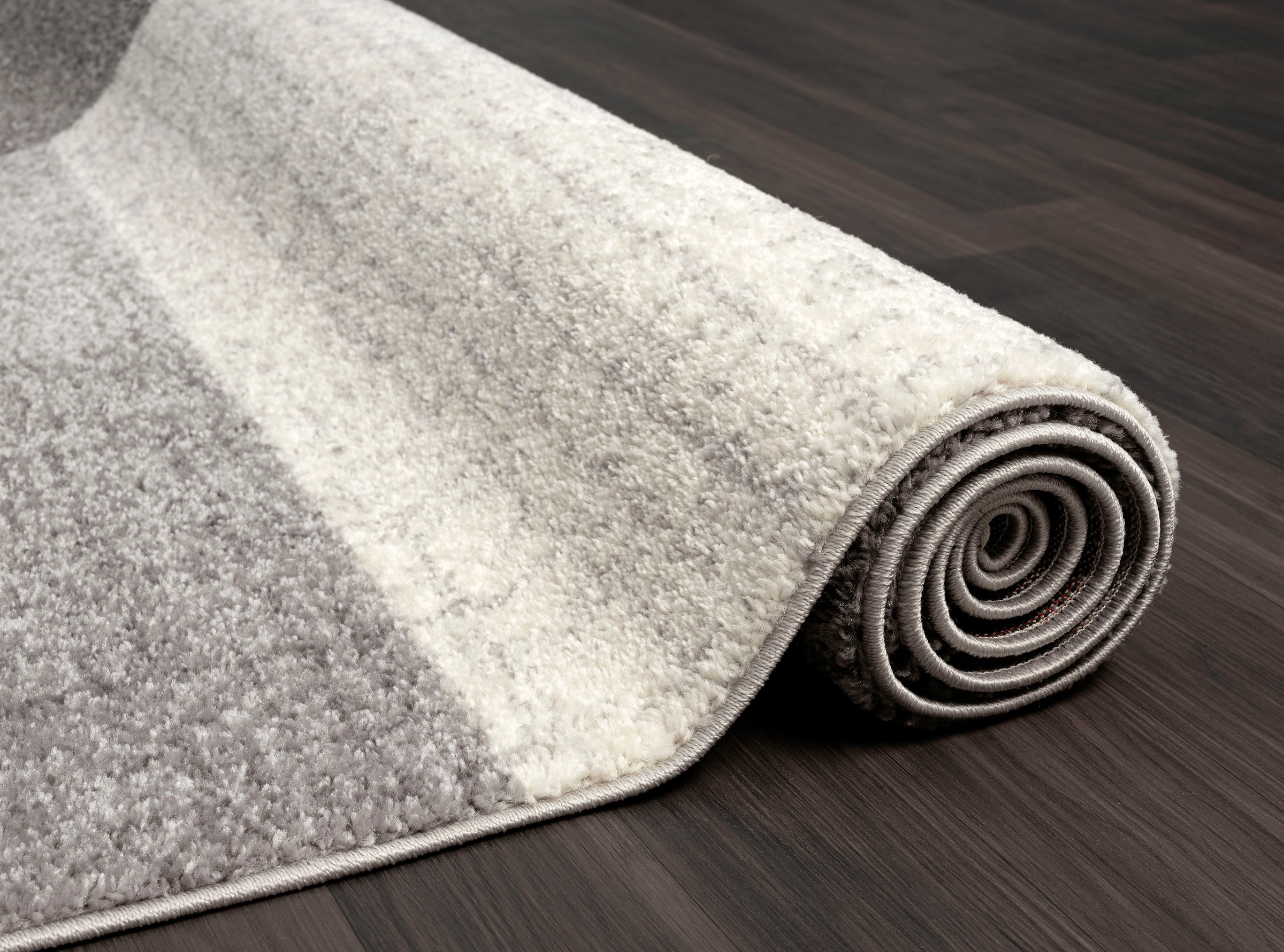 merinos Teppich »Thales 6101« rechteckig 10 mm Höhe Kurzflorteppich mit Konturenschnitt, Wohnzimmer