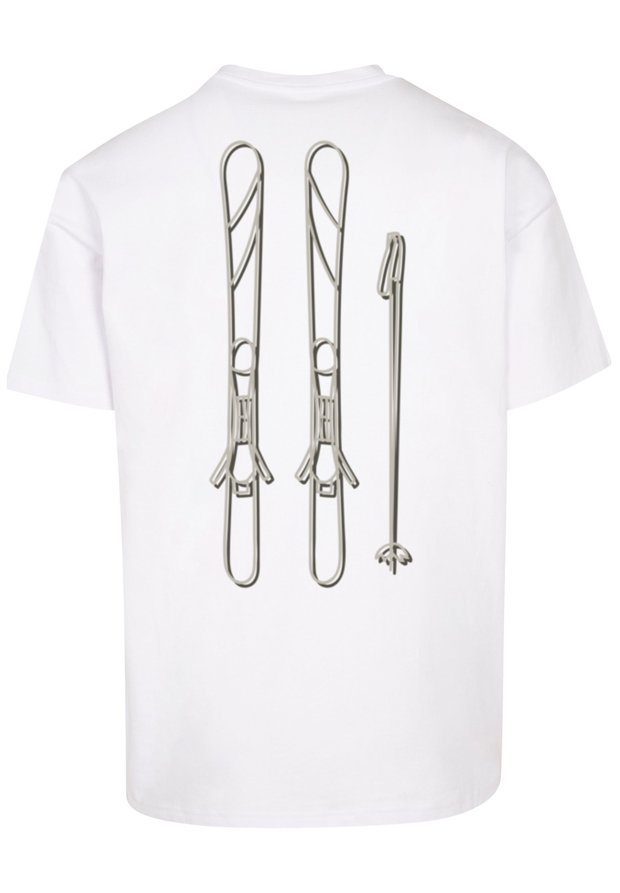 Thumbnail - F4NT4STIC T-Shirt "Ski Pass Urlaub Berge Winter Schnee" Print