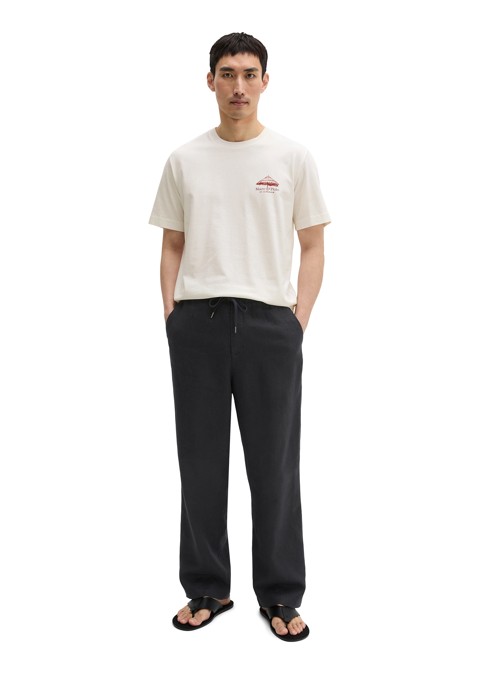 Marc O'Polo T-Shirt »mit sommerlichem Rückenprint«