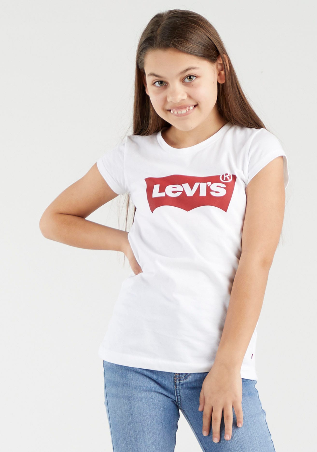 Levis Kids 1100000002199 "LVG BATWING TEE" for GIRLS
