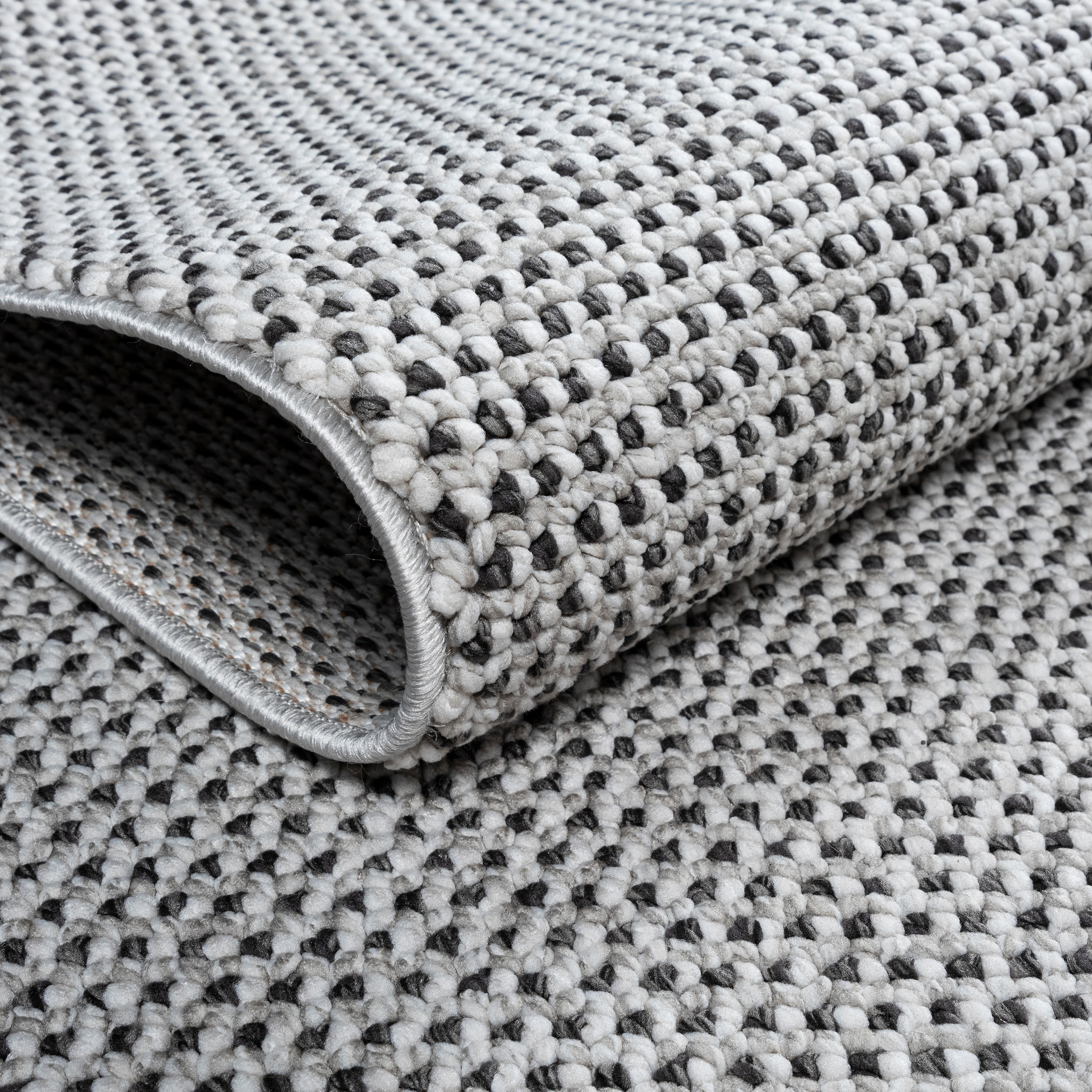 Sanat Teppich »Lora Plus, auch als Läufer«, rechteckig, 5 mm Höhe, Kurzflor, uni, gekettelt, Wohnzimmer, Kinderzimmer