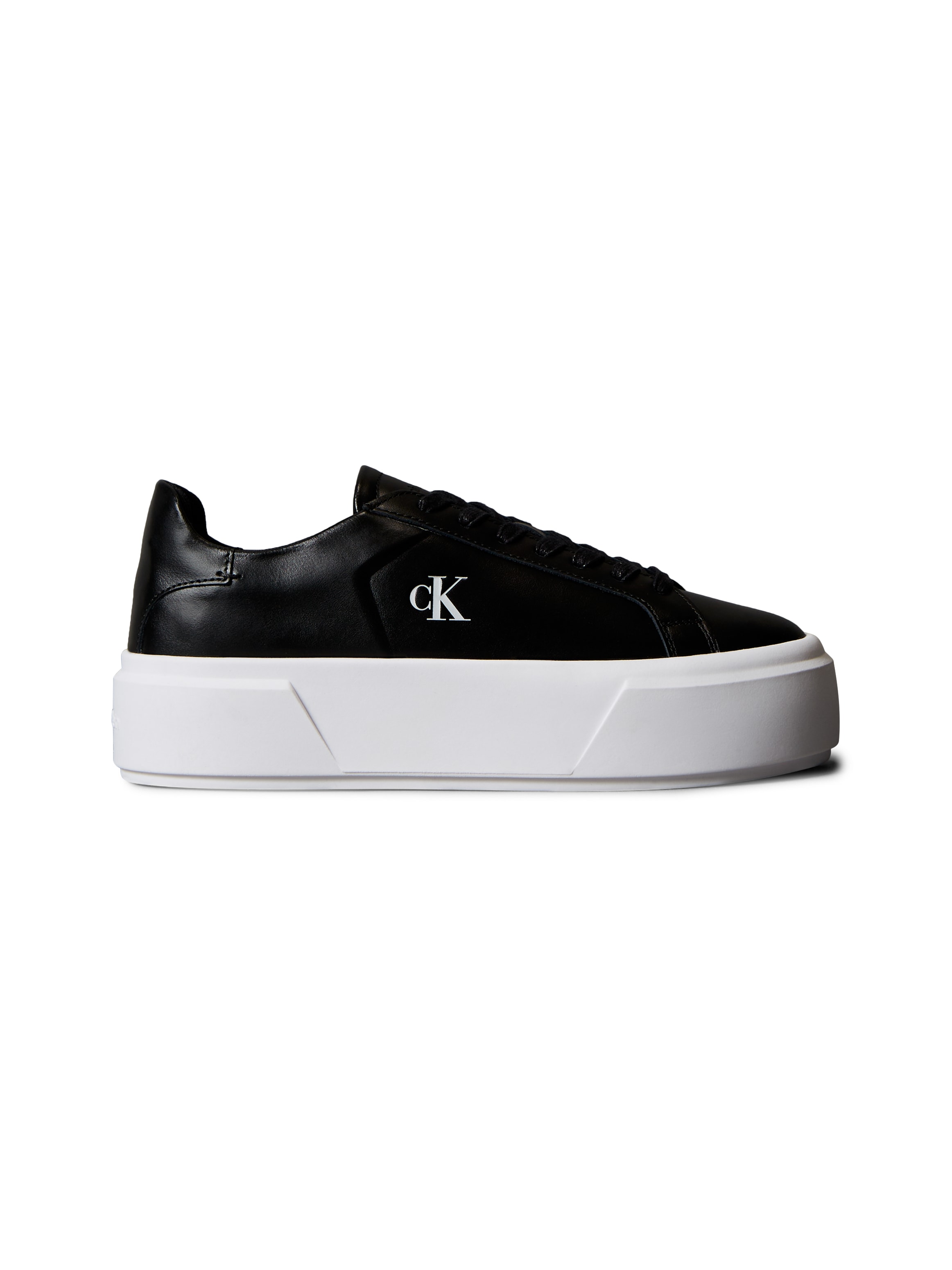 Calvin Klein Jeans Plateausneaker »FLATFORM LACE UP LTH MG«  Schnürschuh, Halbschuh, Freizeitschuh mit CK-Logo