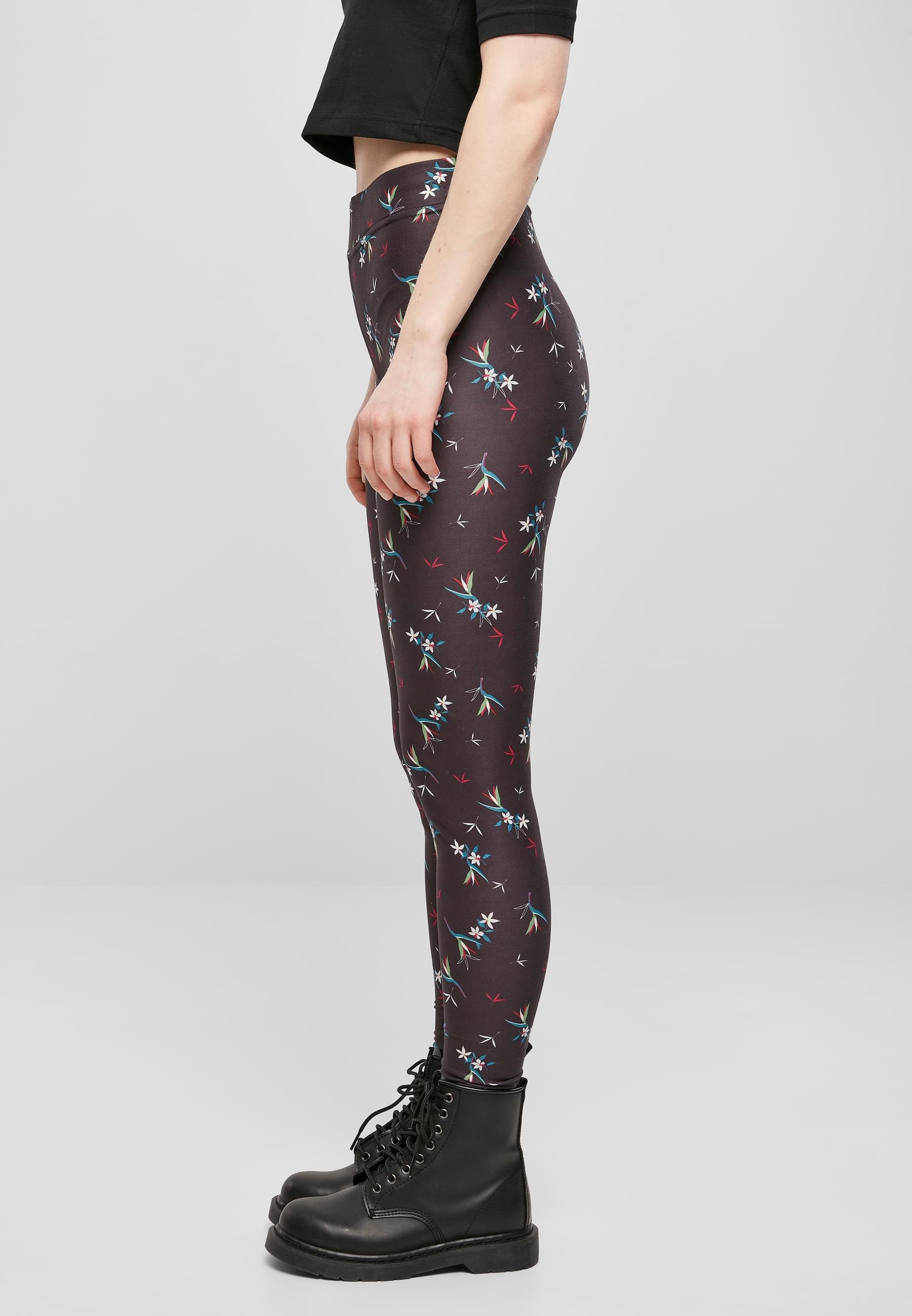 URBAN CLASSICS Leggings »Urban Classics Damen Ladies Soft AOP Leggings«, (1 tlg.)