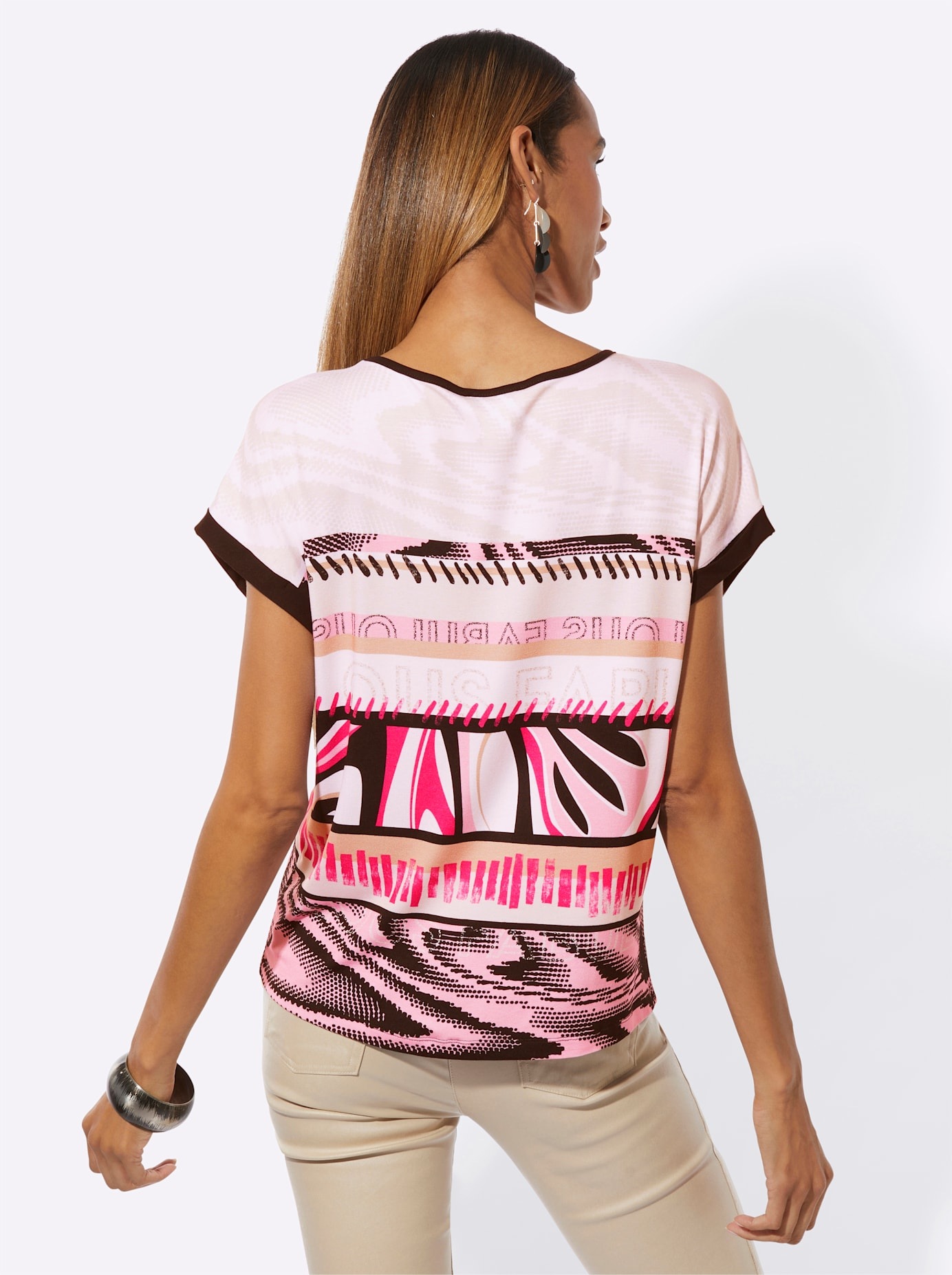 Thumbnail - creation L Rundhalsshirt "Druck-Shirt" 1 tlg.