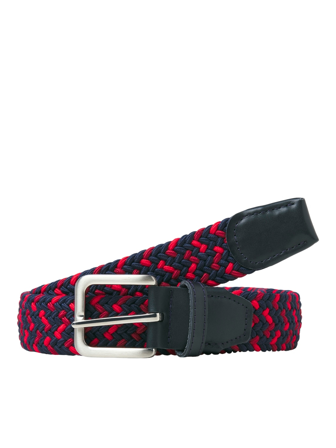Jack & Jones Stretchgürtel "JACSPRING WOVEN BELT NOOS" mit silberfarbener S günstig online kaufen