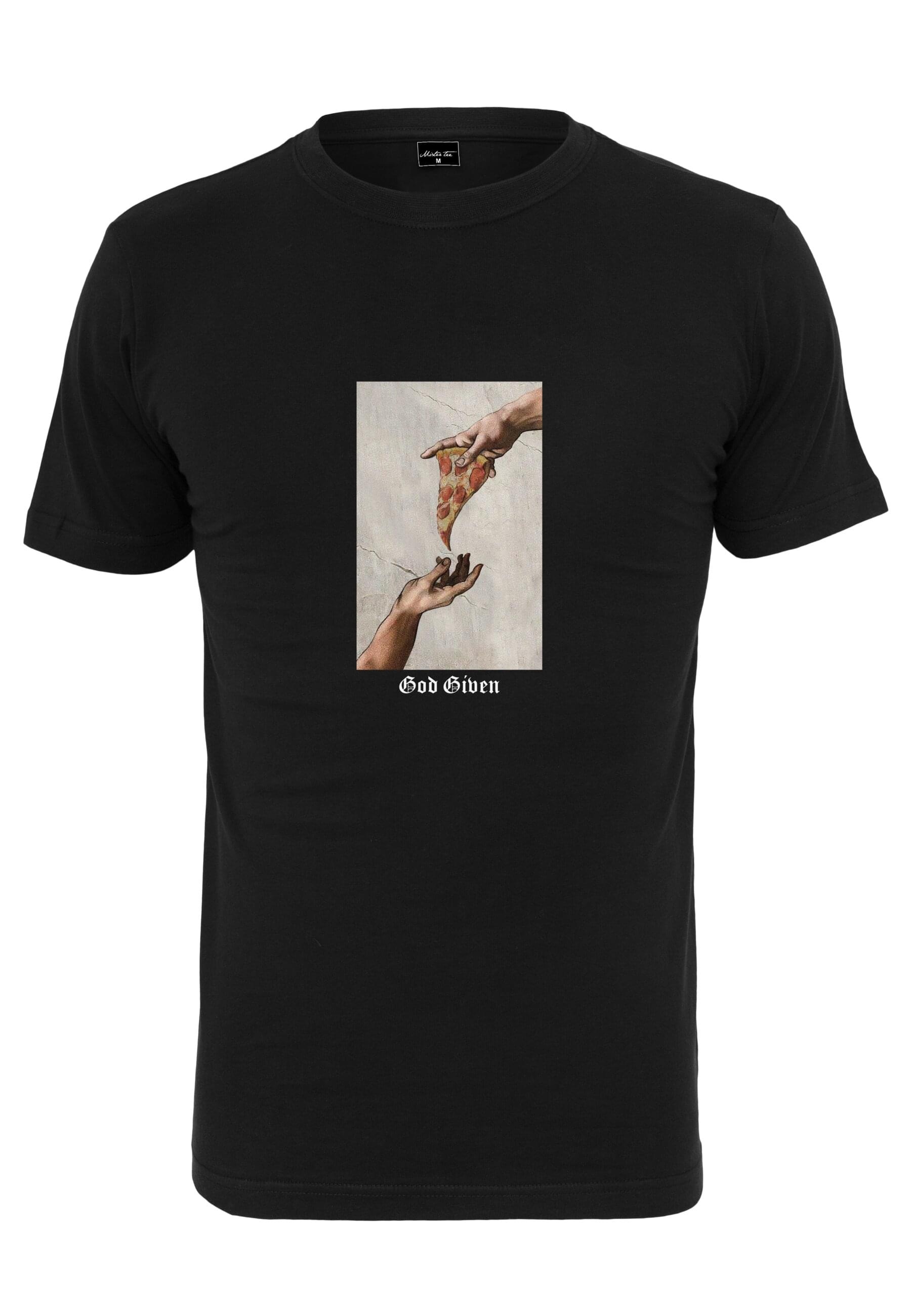 MisterTee T-Shirt »MisterTee Herren God Given Pizza Tee«, (1 tlg.)