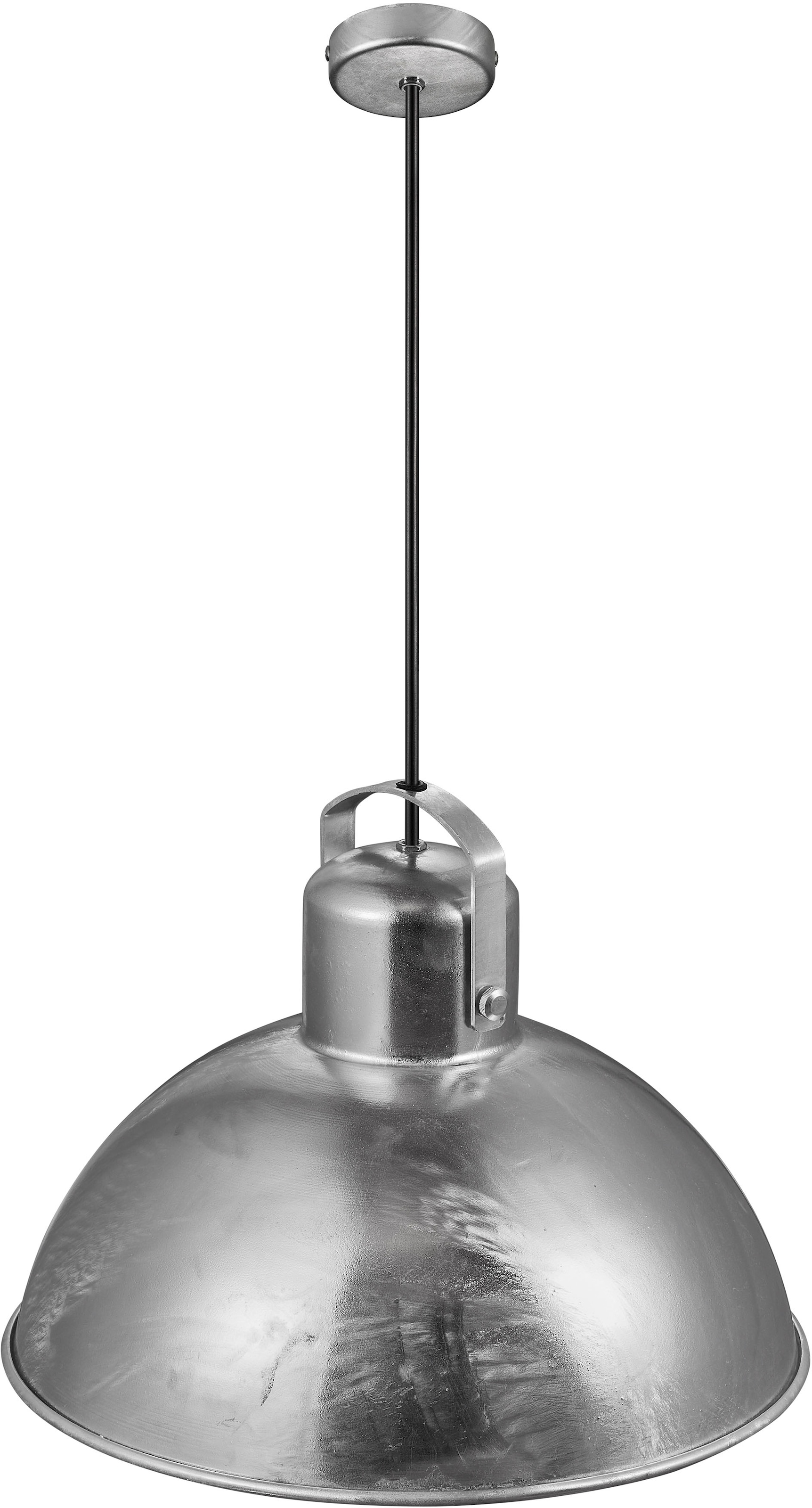 Nordlux Pendelleuchte »Porter«, industrielles Design, Dekoratives Gitter, das die Öffnung bedeckt,  geeignet für Standard-Leuchtmittel E27