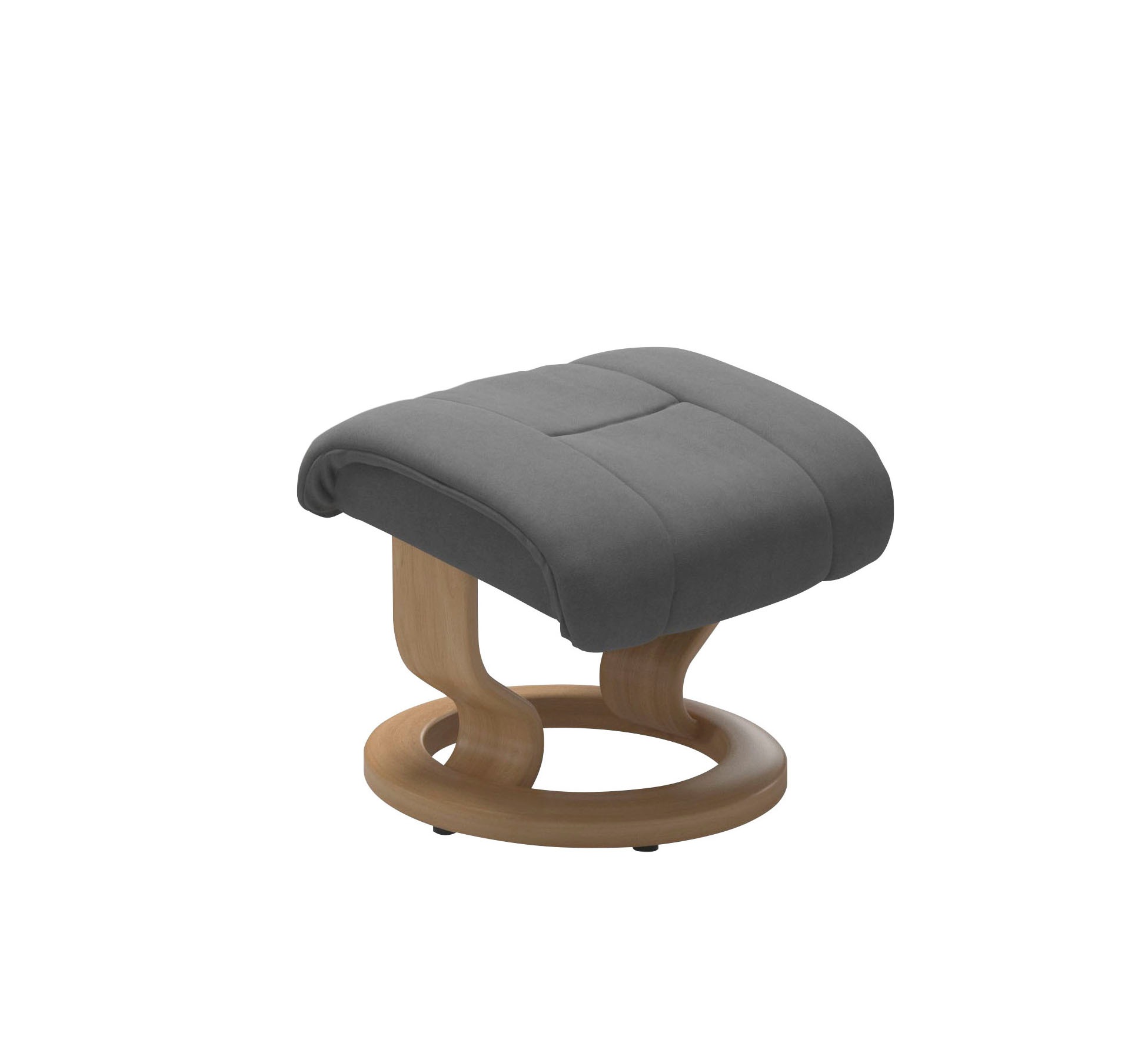 Thumbnail - Stressless Relaxsessel "Reno", (Set, Relaxsessel mit Hocker), mit Hocker, mit Classic Base, Größe S, M & L, Gestell Eich...