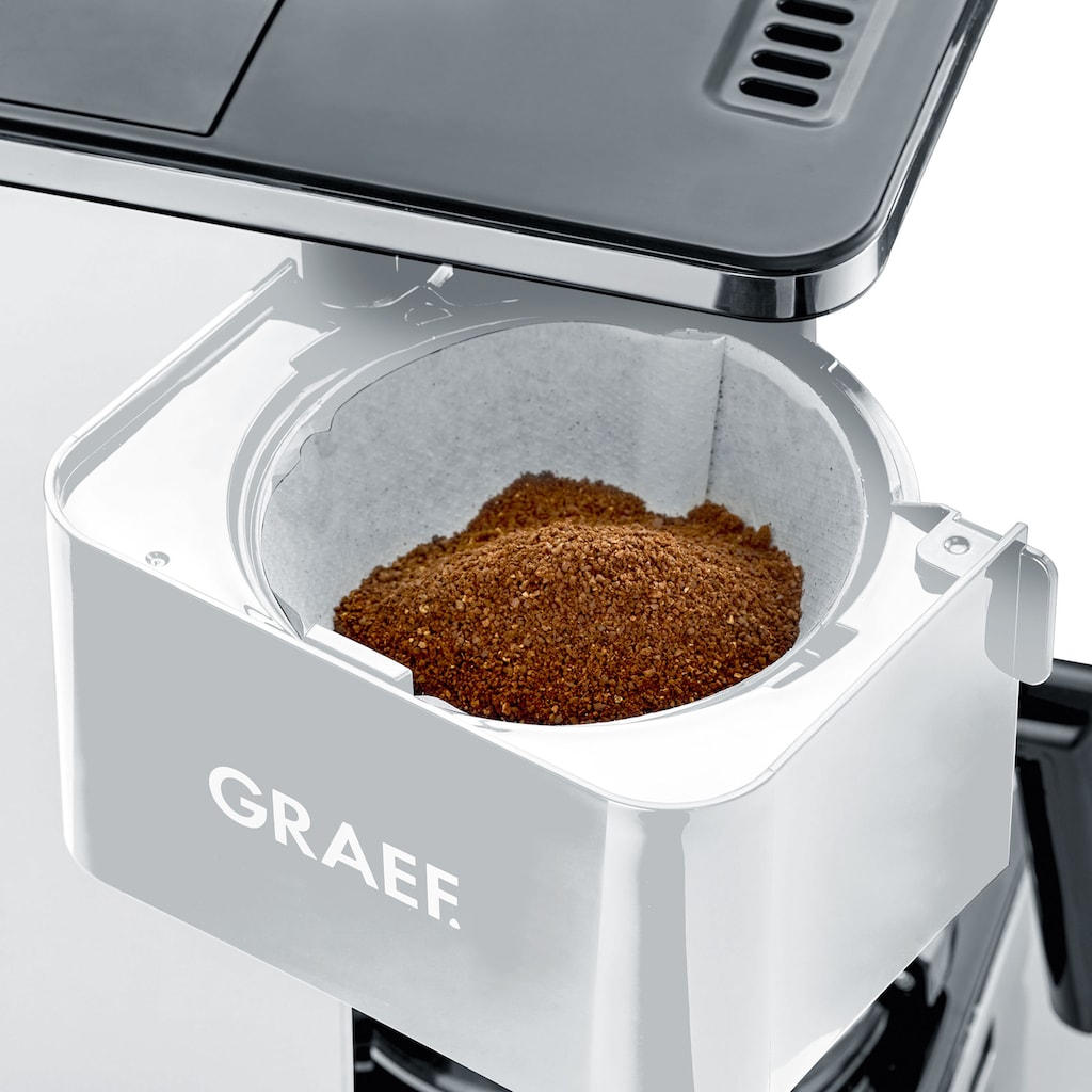 Graef Filterkaffeemaschine »FK 401«, 1,25 l Kaffeekanne, Papierfilter, 1x4
