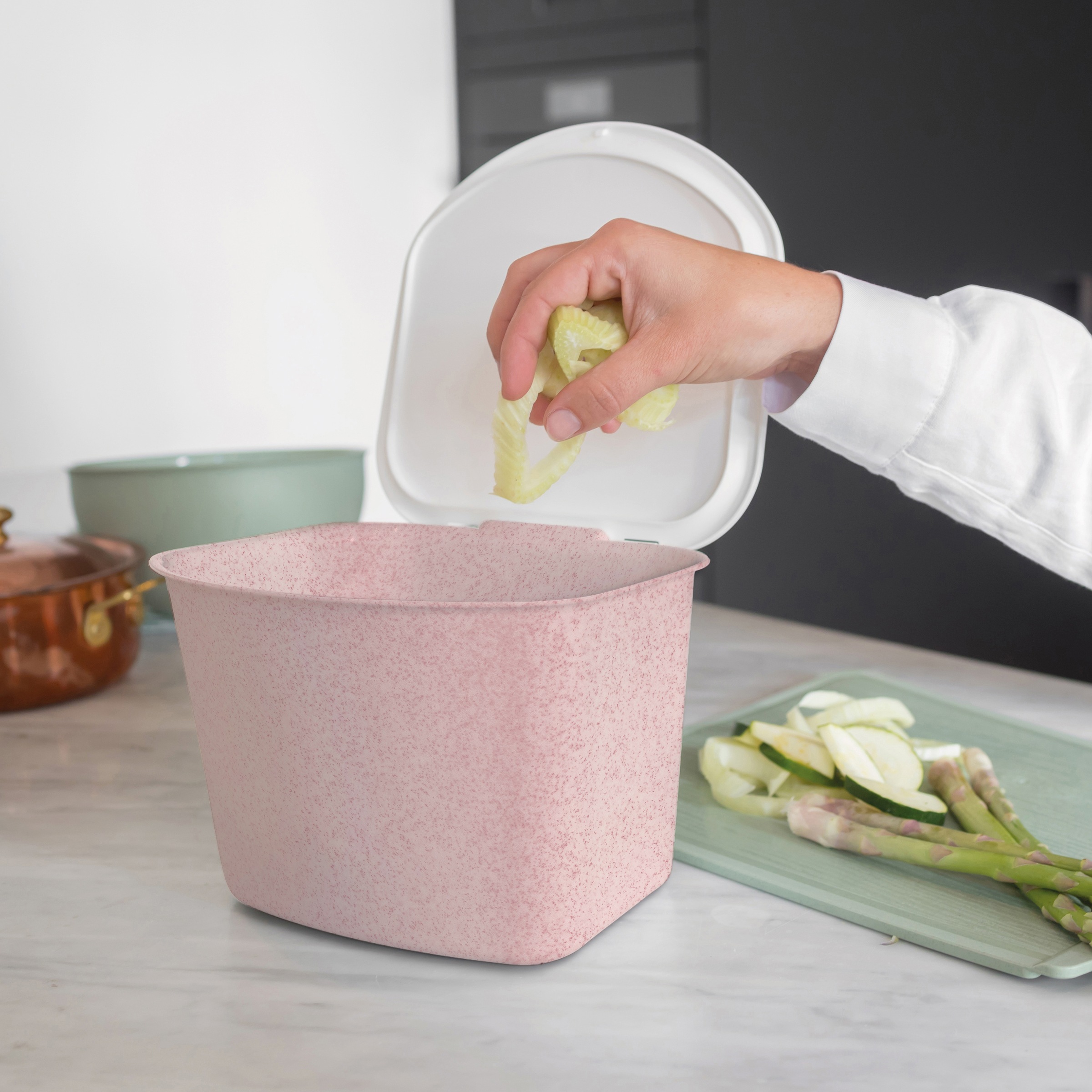 KOZIOL Biomülleimer »BIBO«, 1 Behälter, 100% recycelbar. Melaminfrei, made in Germany