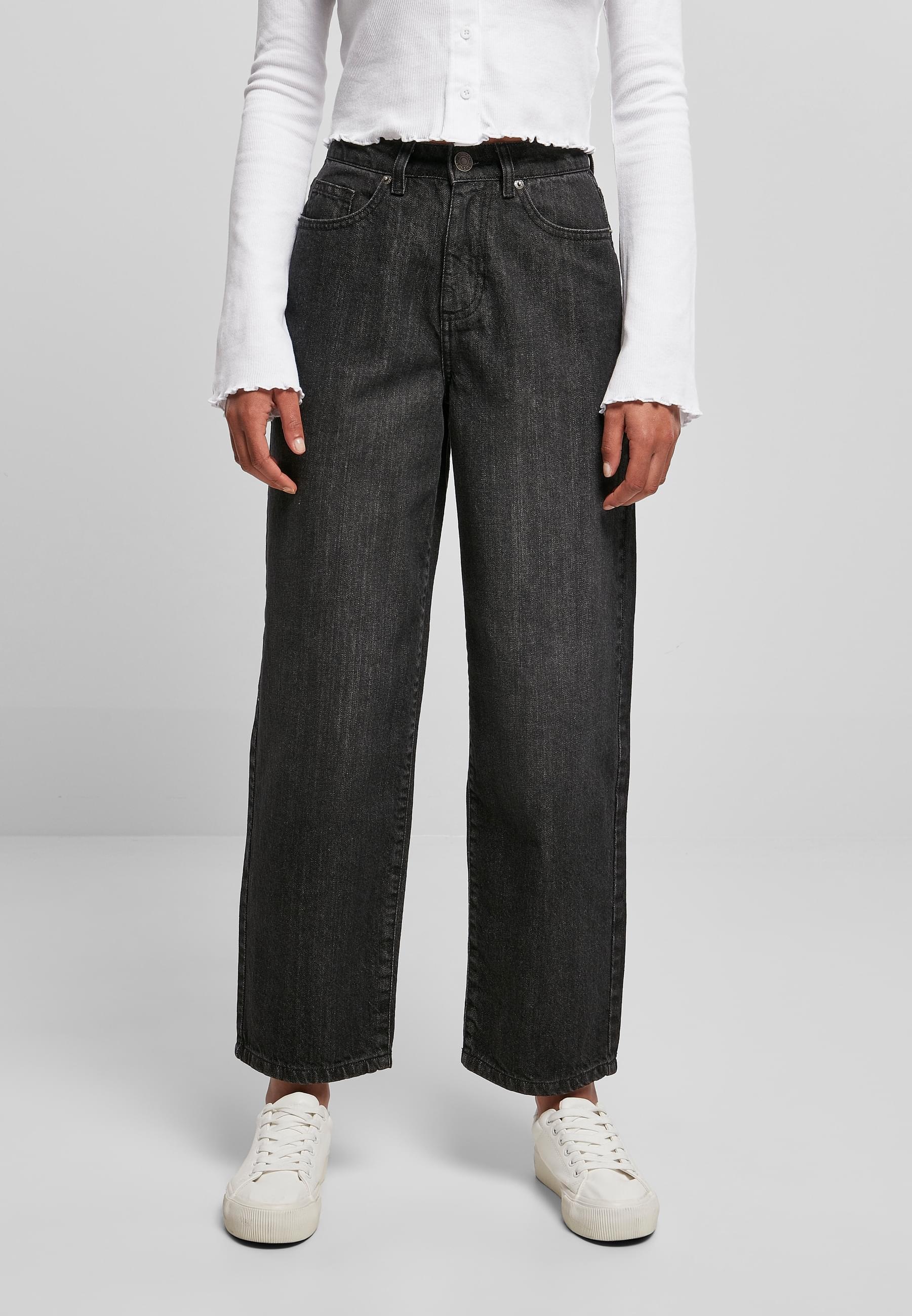 URBAN CLASSICS Bequeme Jeans »Urban Classics Damen«, (1 tlg.)