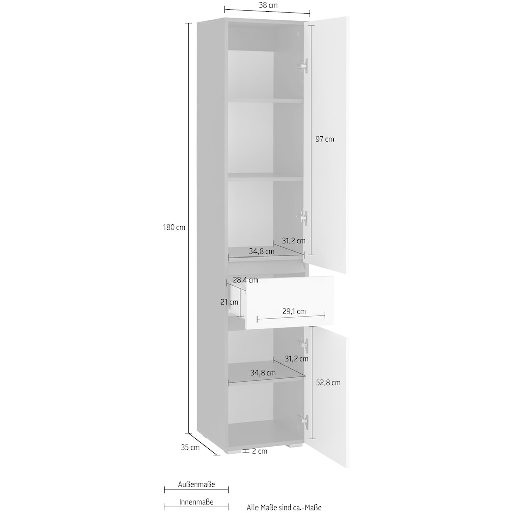 Home affaire Hochschrank »Wisla«