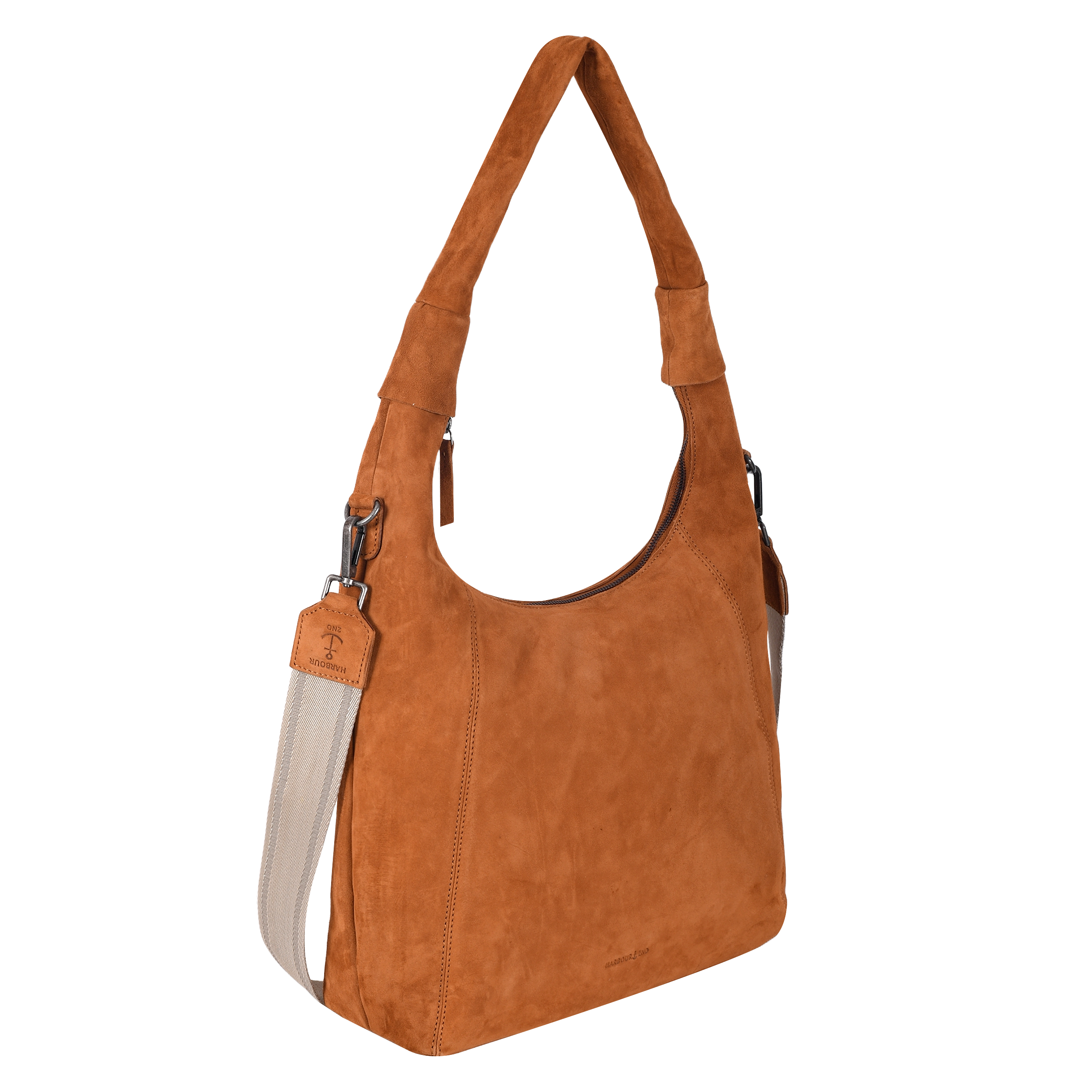 Thumbnail - HARBOUR 2nd Hobo "Laurine" Damen Handtasche, Umhängetasche, Schultertasche mit Ziernähten