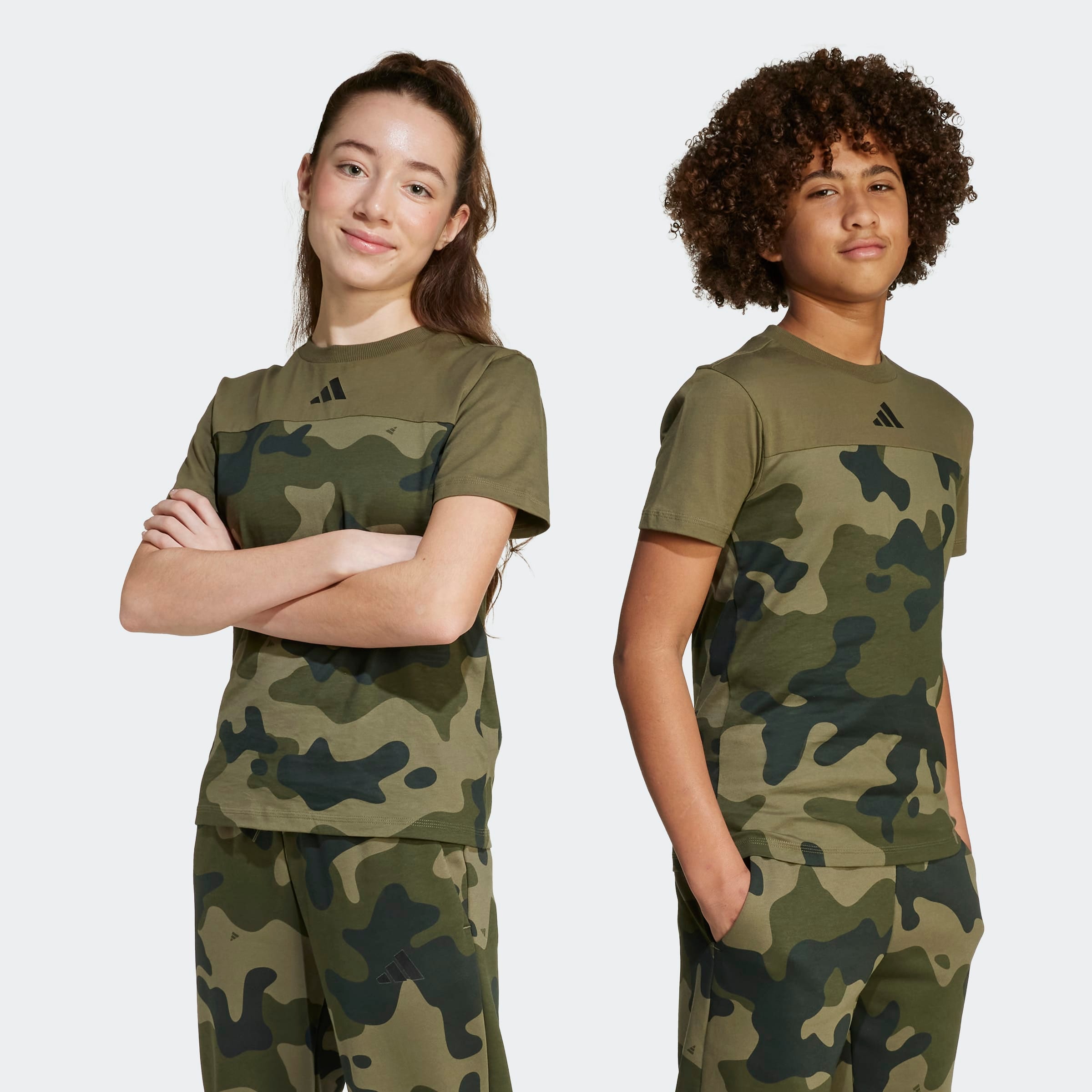 adidas Sportswear T-Shirt "SEASONAL ESSENTIALS CAMO BAUMWOLL- KIDS"