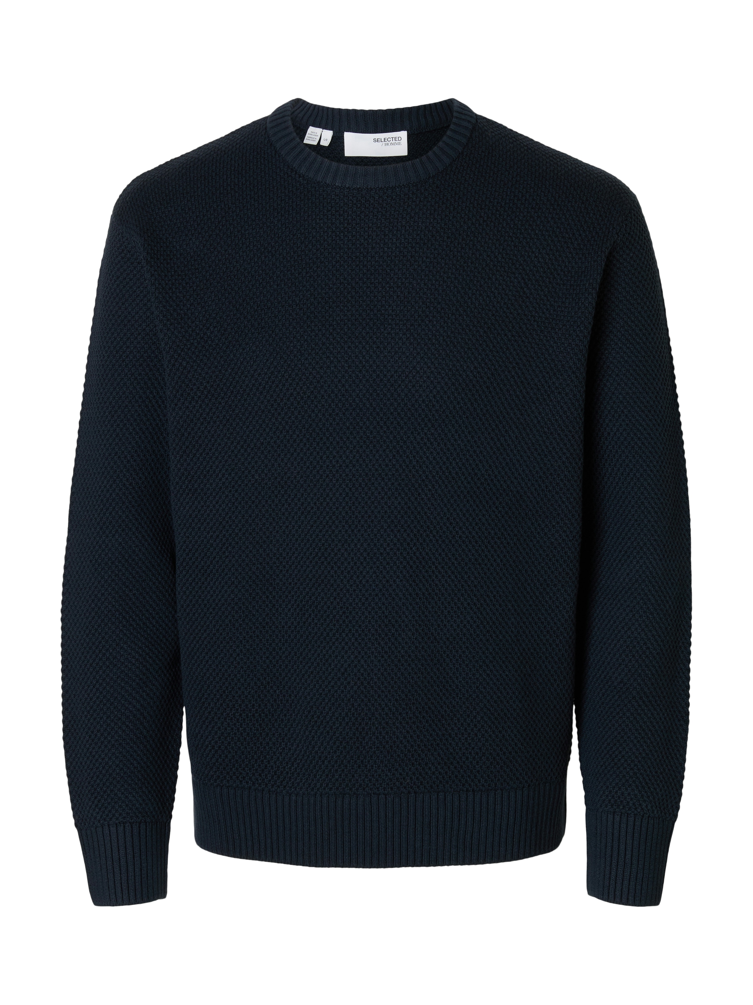SELECTED HOMME Rundhalspullover "SLHHENNY LS KNIT RELAXED CREW NECK D" günstig online kaufen
