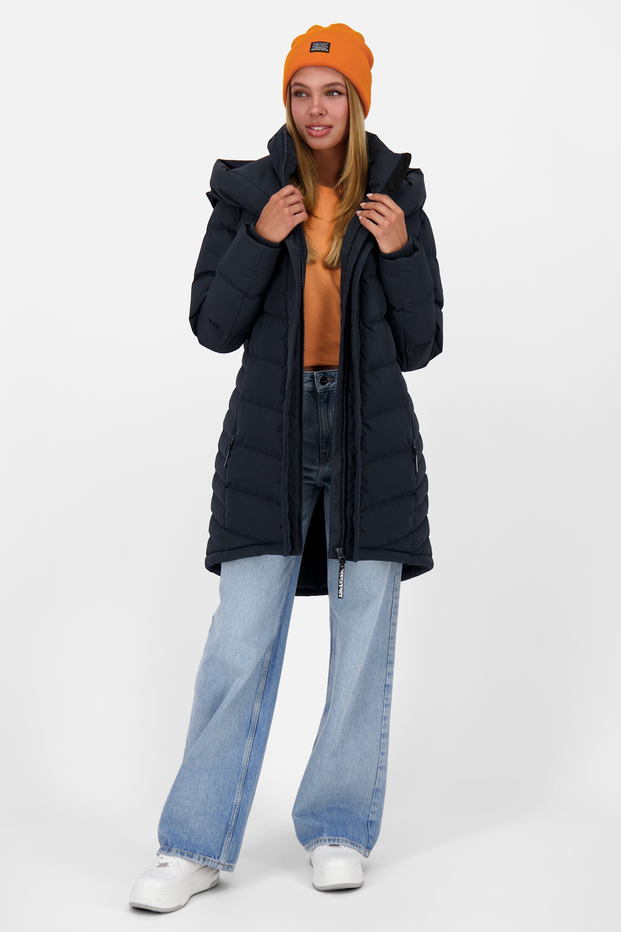 Alife & Kickin Winterjacke »Damen AngelaAK A«, Warme gefütterte Damen Winterjacke mit kuschligem Teddy-Innenfutter