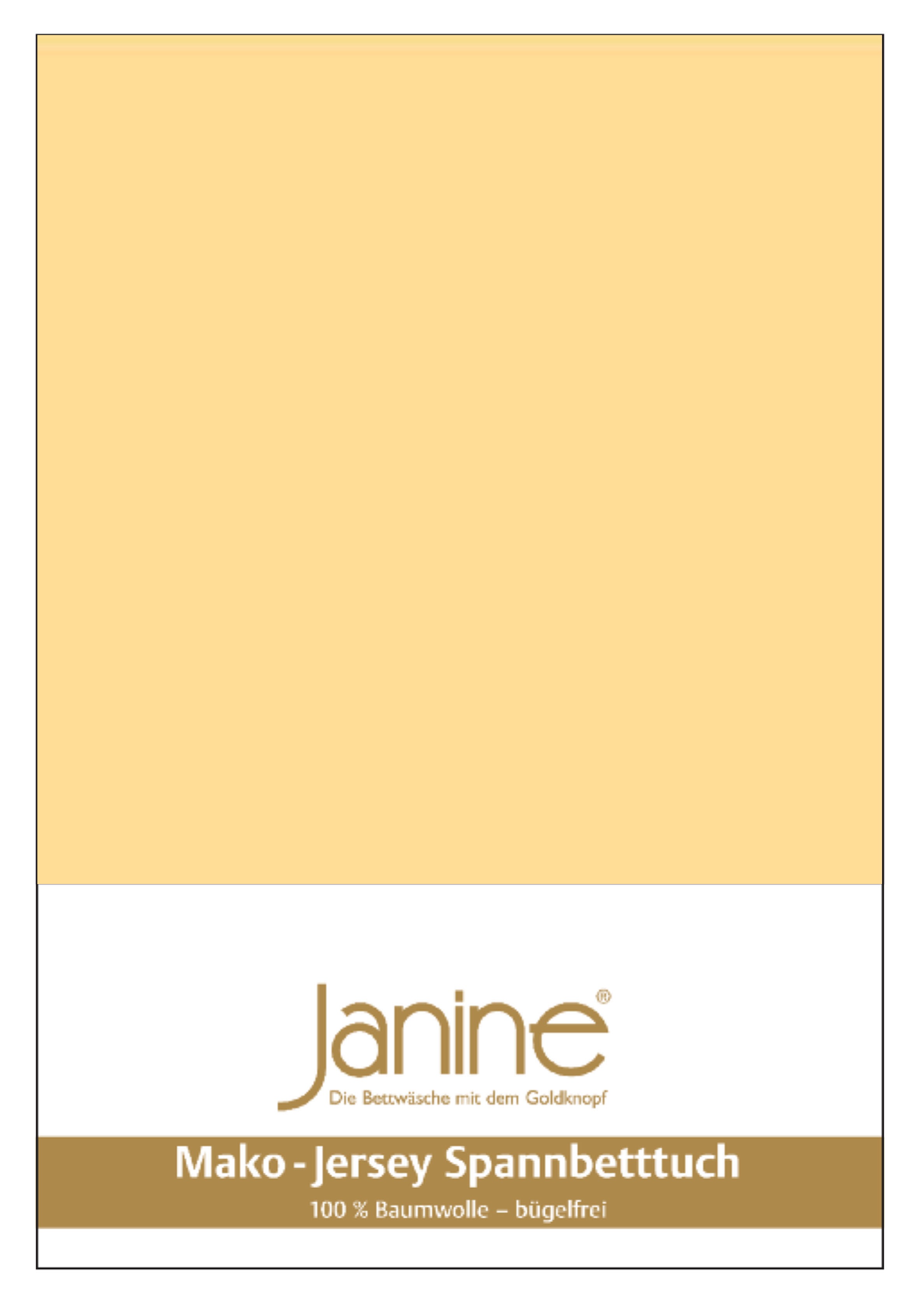 Thumbnail - Janine Spannbettlaken "Spannbetttuch Jersey 5007 23 70x140" Ringsumgummi