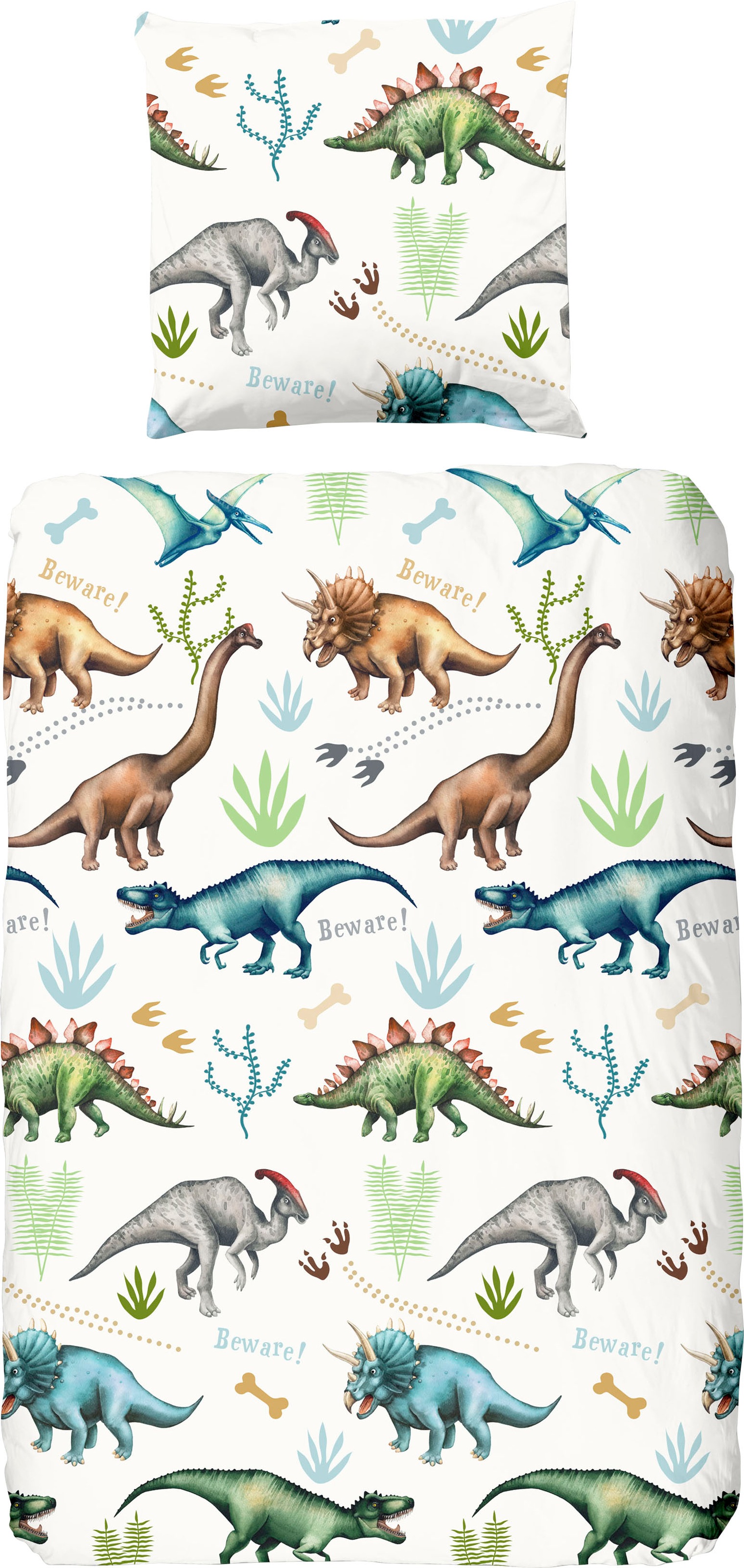 good morning Kinderbettwäsche »Dinoes«, (2 tlg.), 100% Baumwolle kaufen