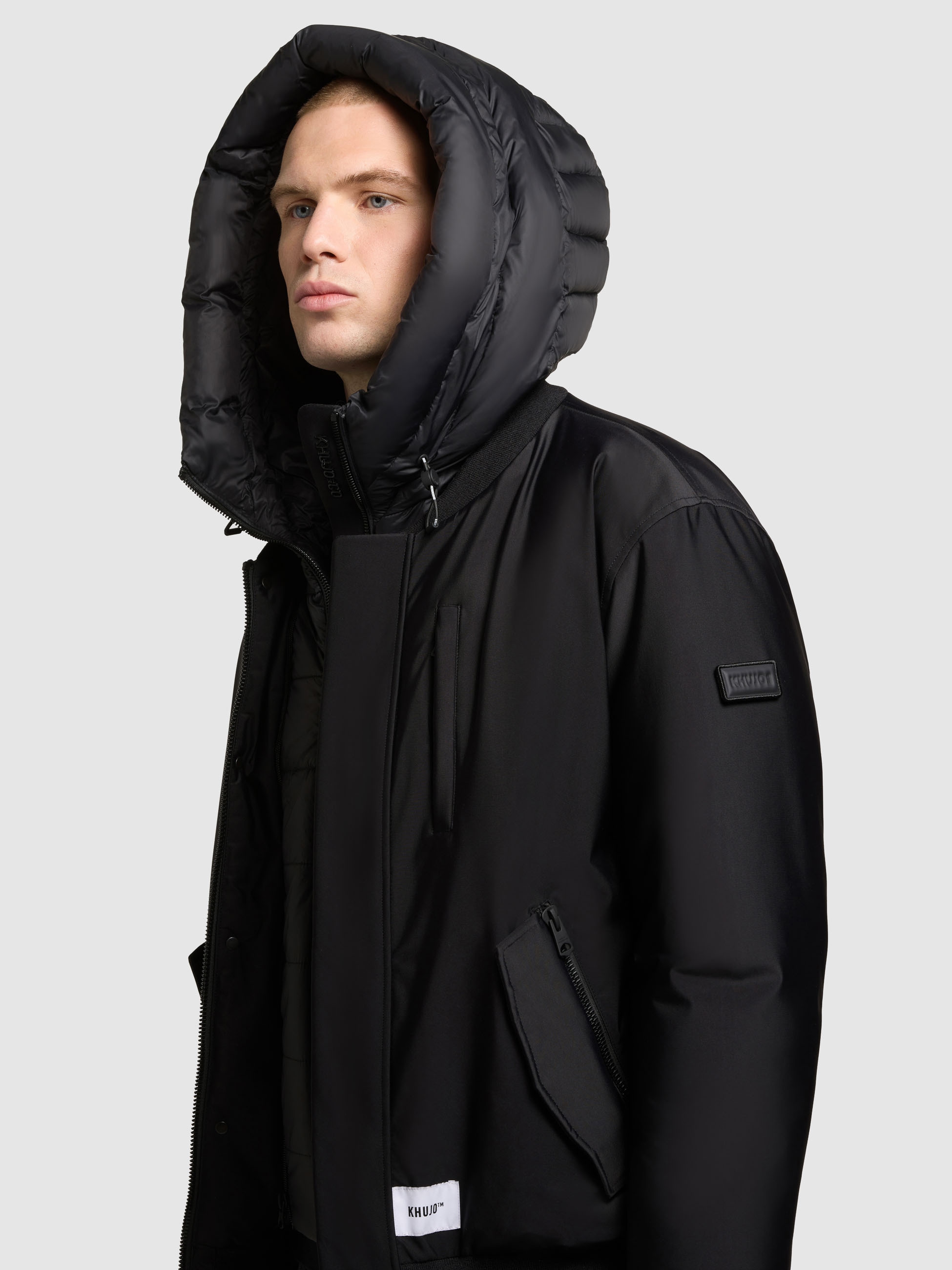 khujo Bomberjacke »CLEMAT« mit Kapuze