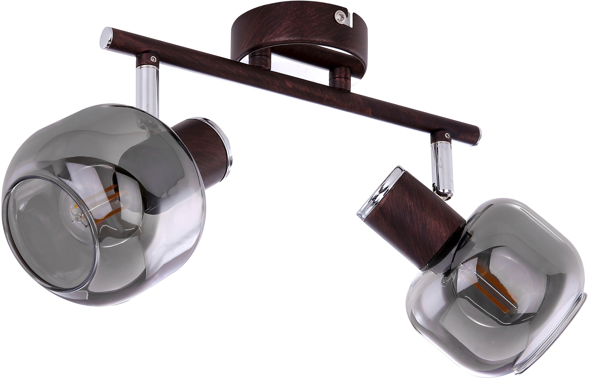 GLOBO LIGHTING Deckenstrahler »PALLO« E14 1 Stk. Spot Deckenspot Flur Schlafzimmer Wohnzimmer